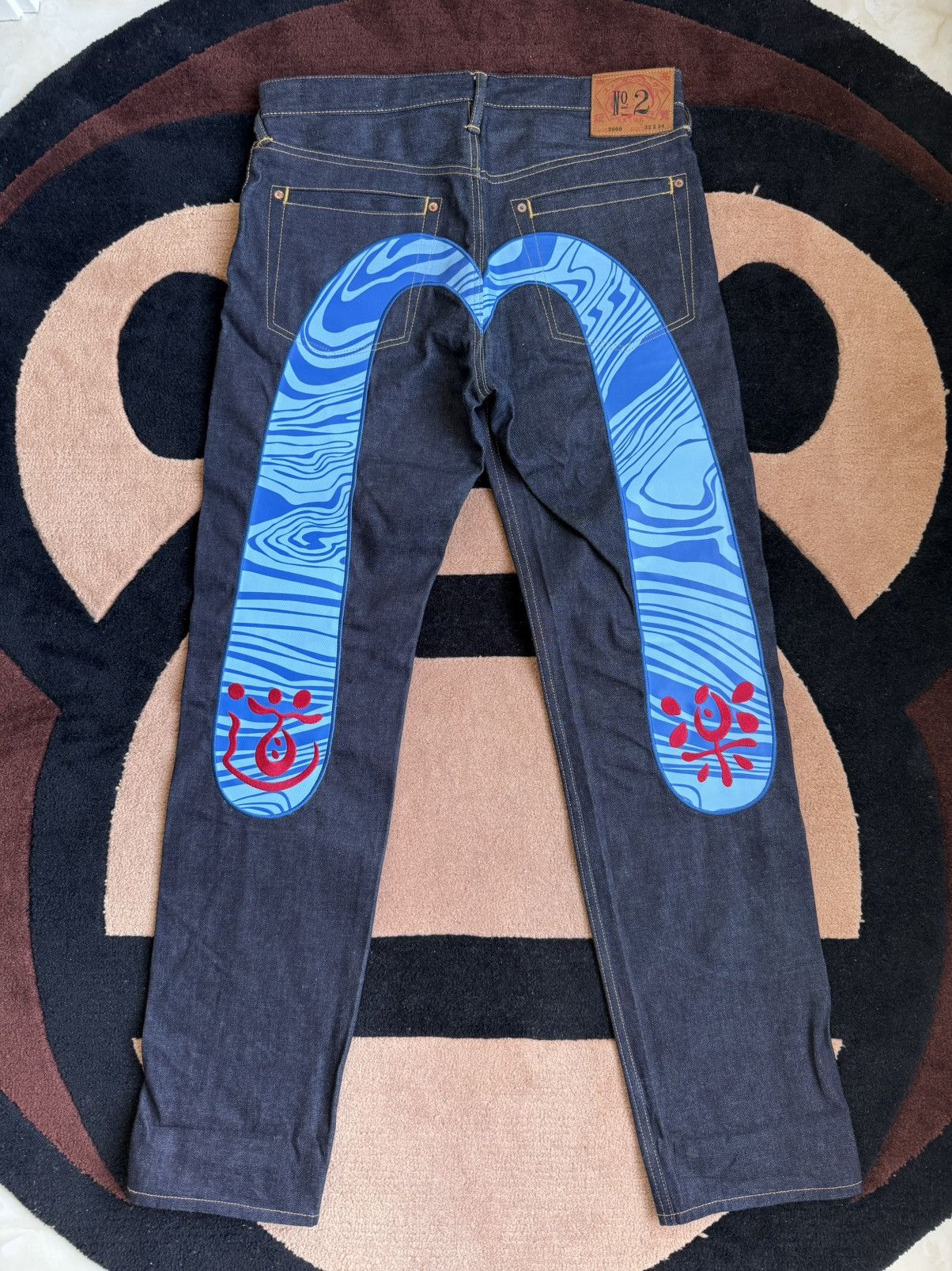 EVISU デニムパンツ 32x34 EVISU デニムパンツ 34x34 - メルカリ