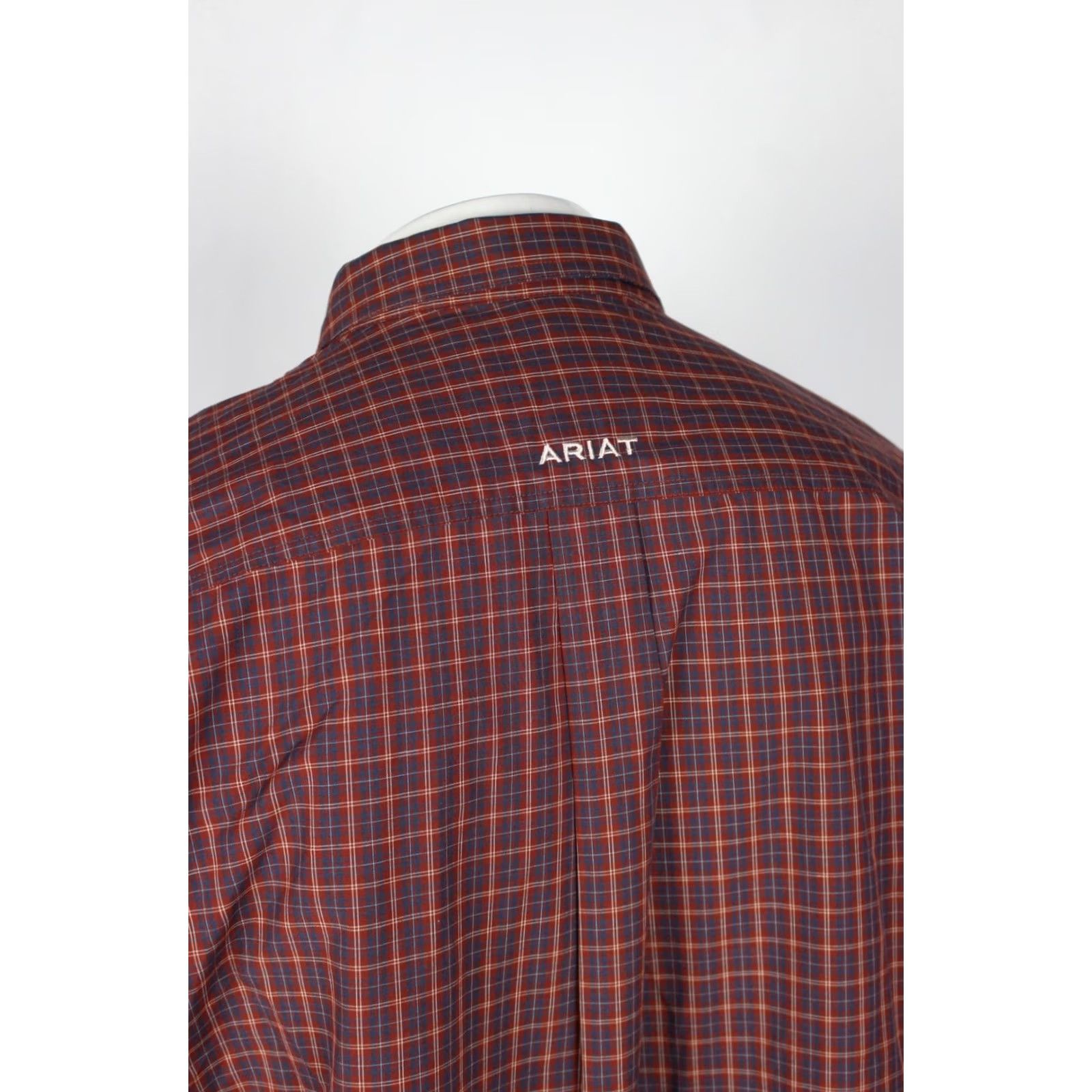 Ariat VINTAGE Ariat Pro Pavel Long Sleeve Button Shirt XXL Burgundy 10053871 Size US XXL / EU 58 / 5 - 3 Thumbnail