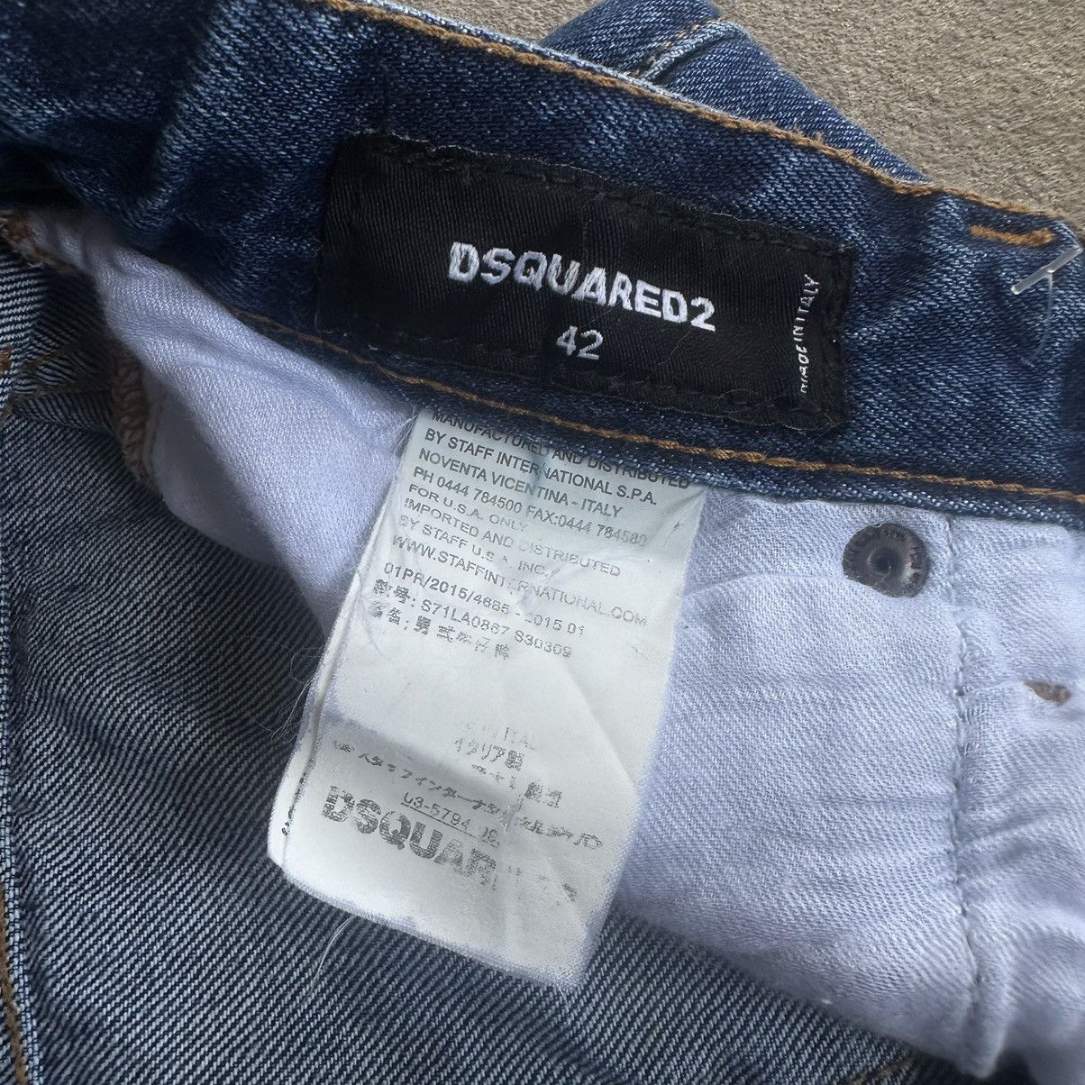 Dsquared2 Vintage Dsquared2 2016 Luxury Denim Jeans Made In Italy Size US 29 - 9 Thumbnail
