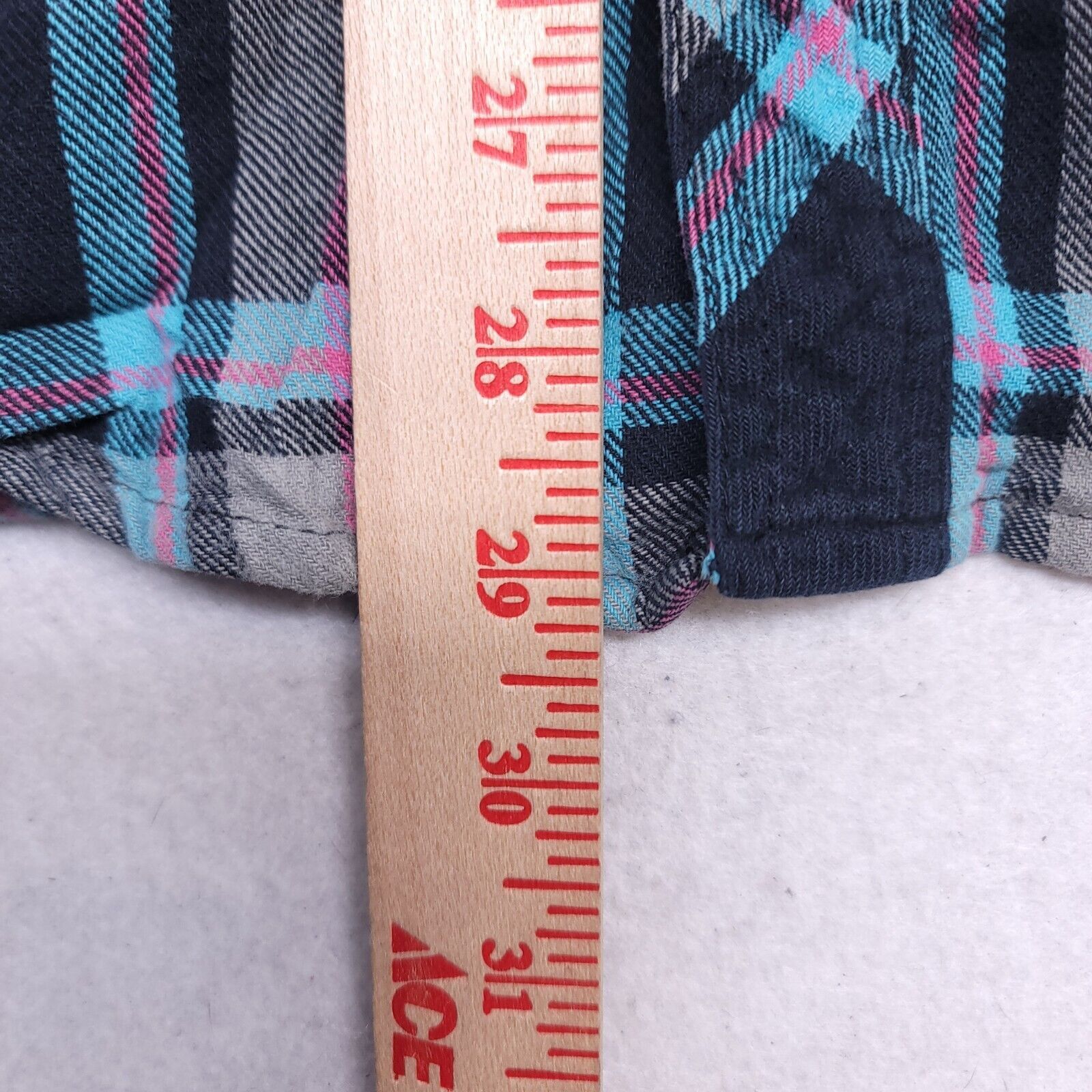 Burnside Burnside Tartan Flannel Button Up Shirt Mens Size M Blue Size US M / EU 48-50 / 2 - 7 Thumbnail