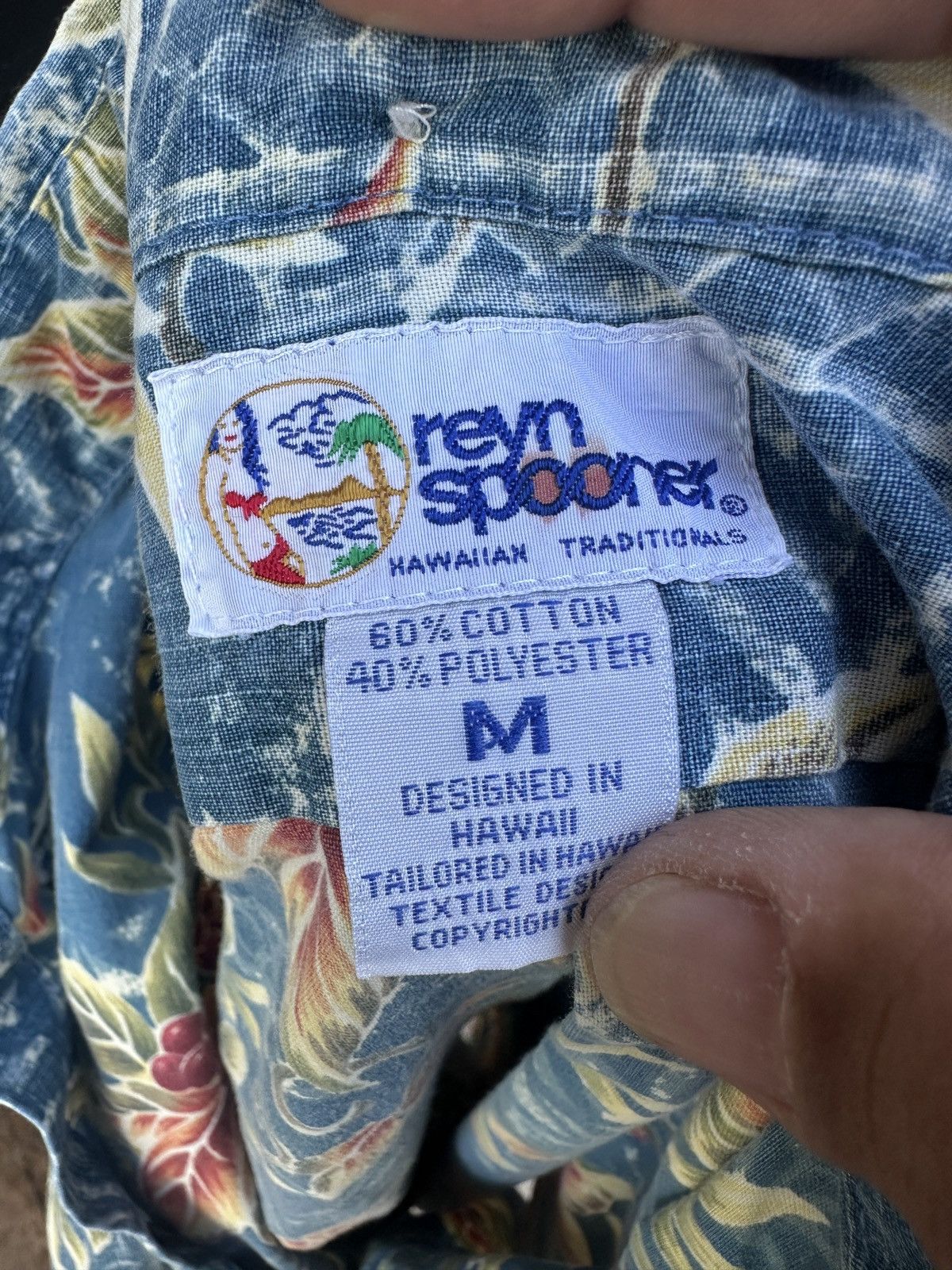 Reyn Spooner PreOwned Reyn Spooner Classic Fit Hawaiian Print Men's M Size US M / EU 48-50 / 2 - 4 Thumbnail