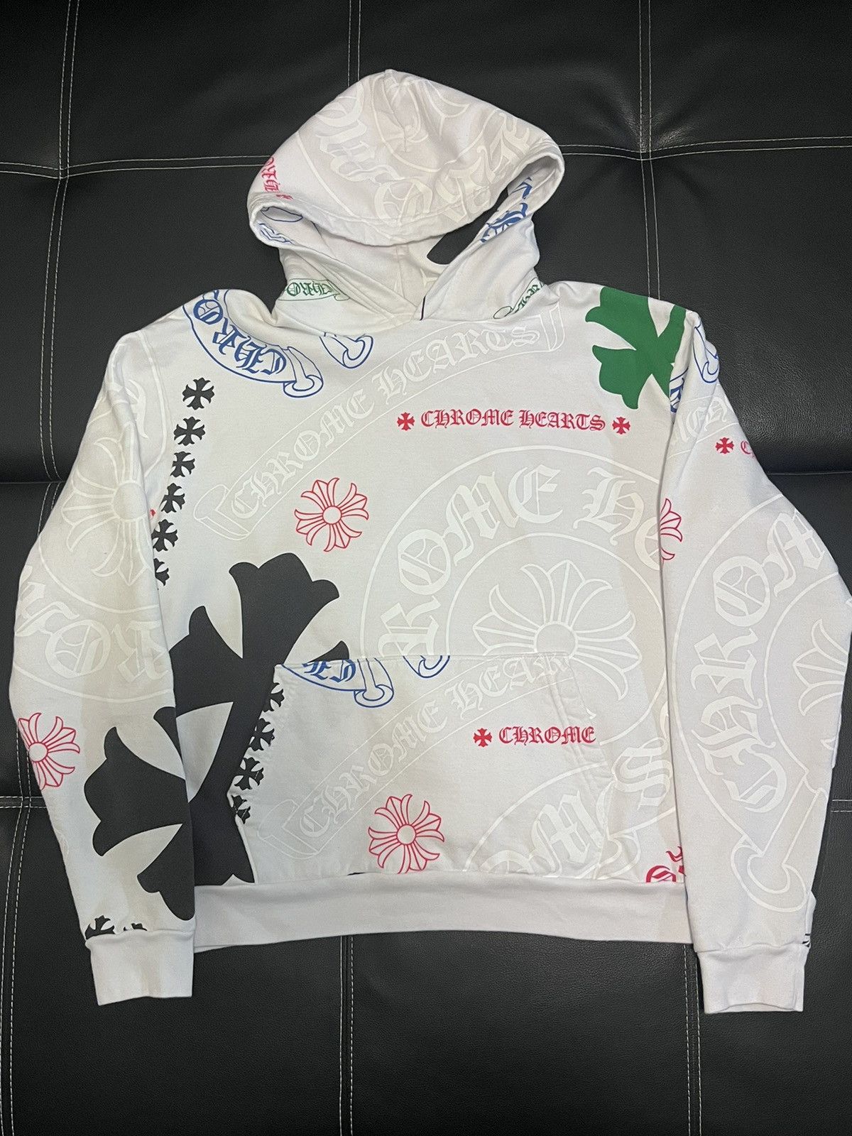 Chrome Hearts Chrome Heart Stencil Hoodie Size US S / EU 44-46 / 1 - 1 Thumbnail