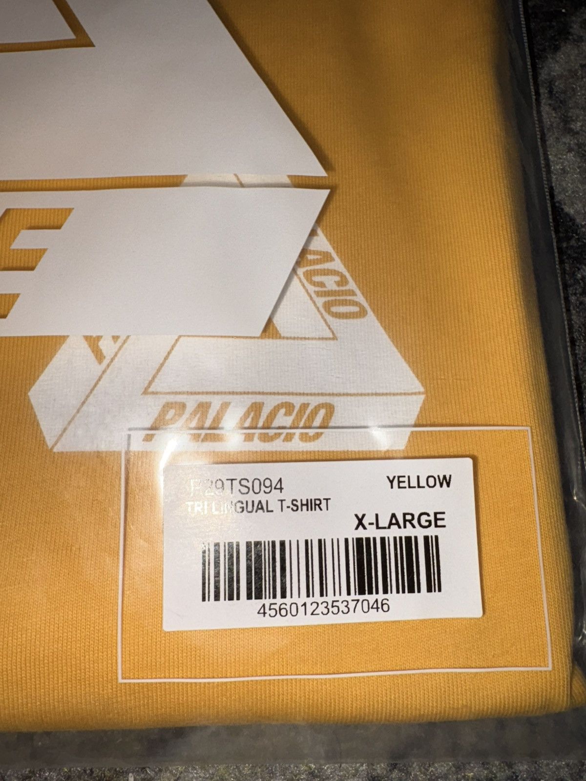 Palace Palace Spanish Tri Lingual T-Shirt Yellow Size US XL / EU 56 / 4 - 4 Thumbnail