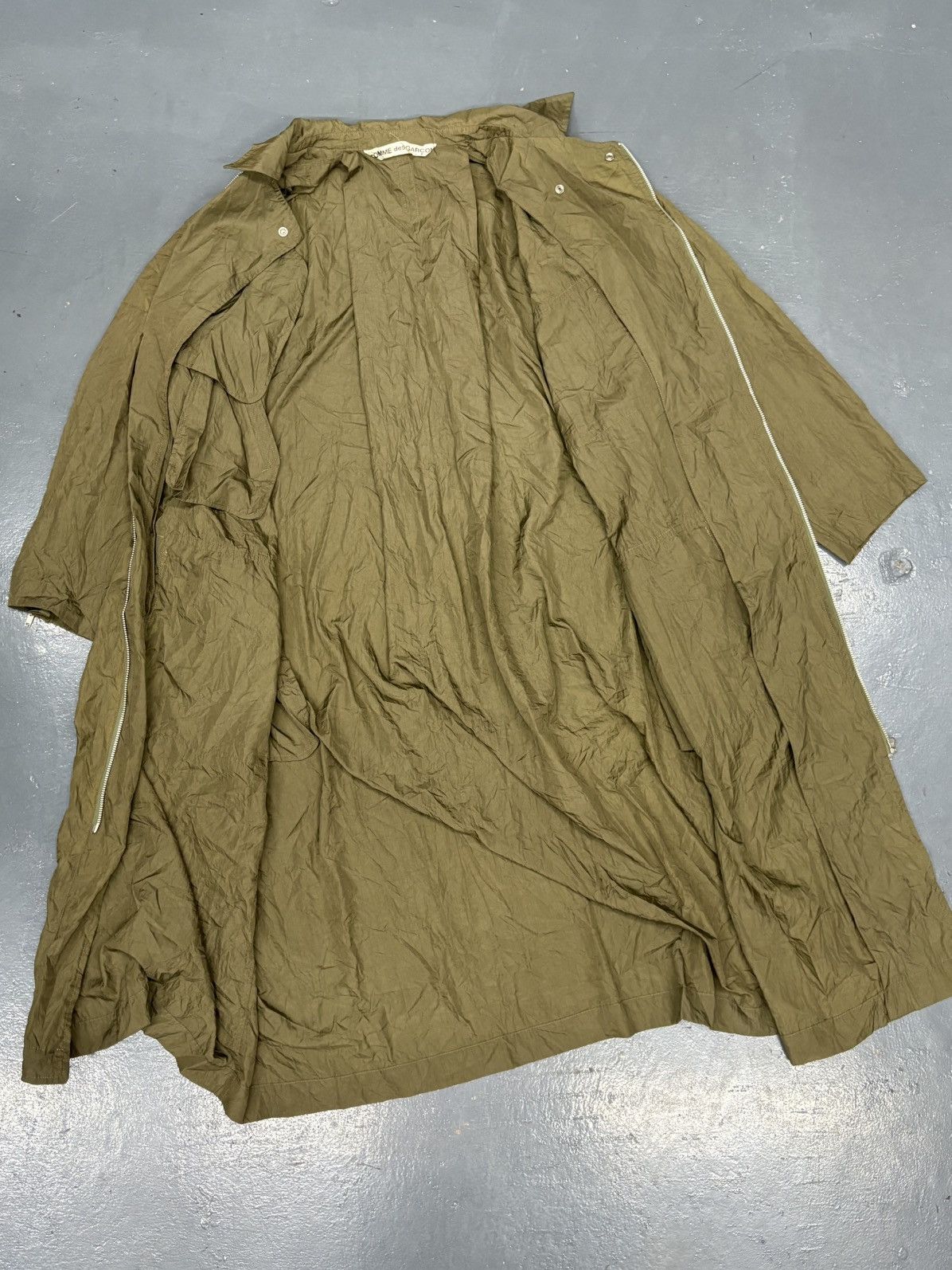 Comme des Garcons Vintage asymmetric zip utility parka jacket Size US XL / EU 56 / 4 - 8 Thumbnail
