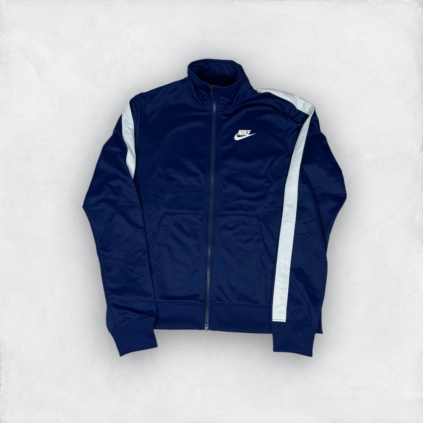 Nike Nike Women's Navy Polyester Full Zip Tracksuit Set Small Size S / US 4 / IT 40 - 2 Thumbnail