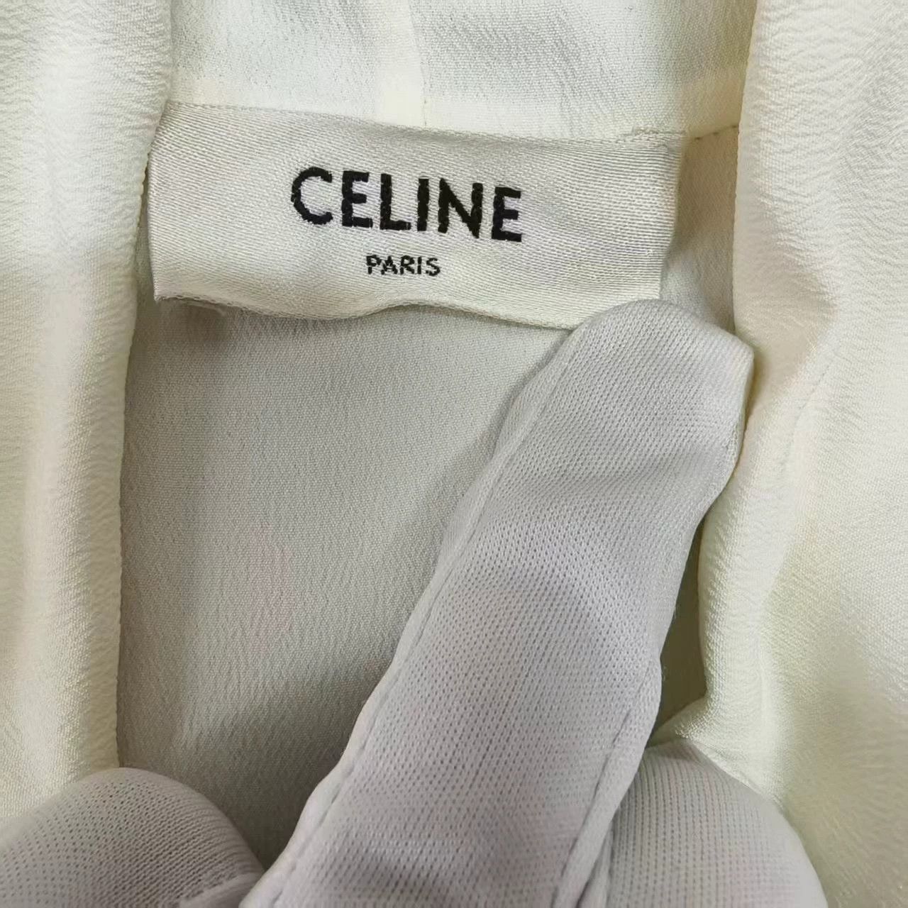 Celine Celine Silk Ribbon Shirt Size XS / US 0-2 / IT 36-38 - 5 Thumbnail