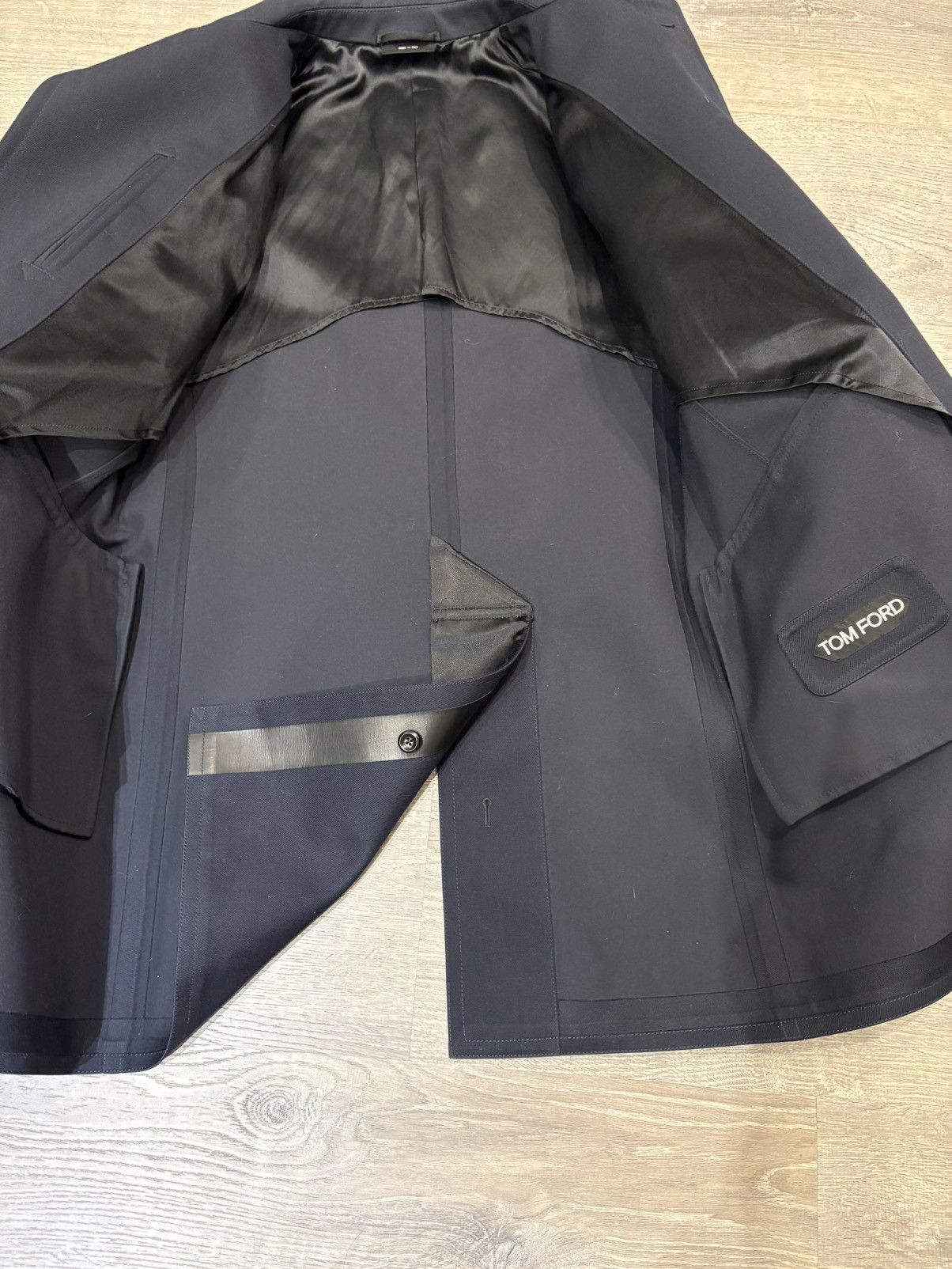 Tom Ford Men’s Tom Ford Kazan Navy Overcoat SZ 48 Size US M / EU 48-50 / 2 - 11 Thumbnail