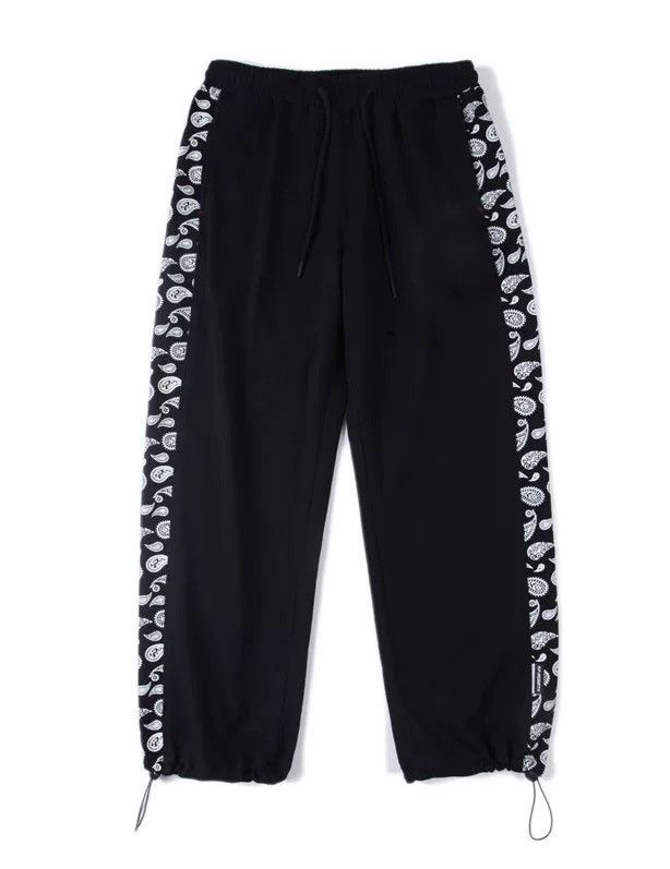 Avant garde retro side paisley pants sweatpants jogger