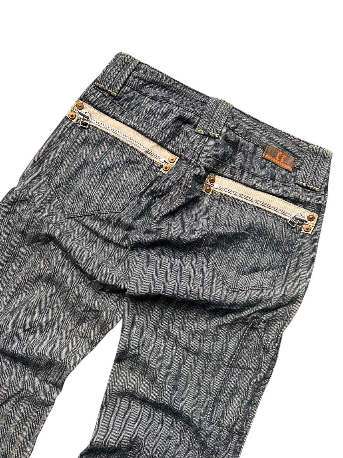 If Six Was Nine × Japanese Brand × Le Grande Bleu (L.G.B.) Blue Way Carpenter Flared Jeans Size 31" - 4 Thumbnail
