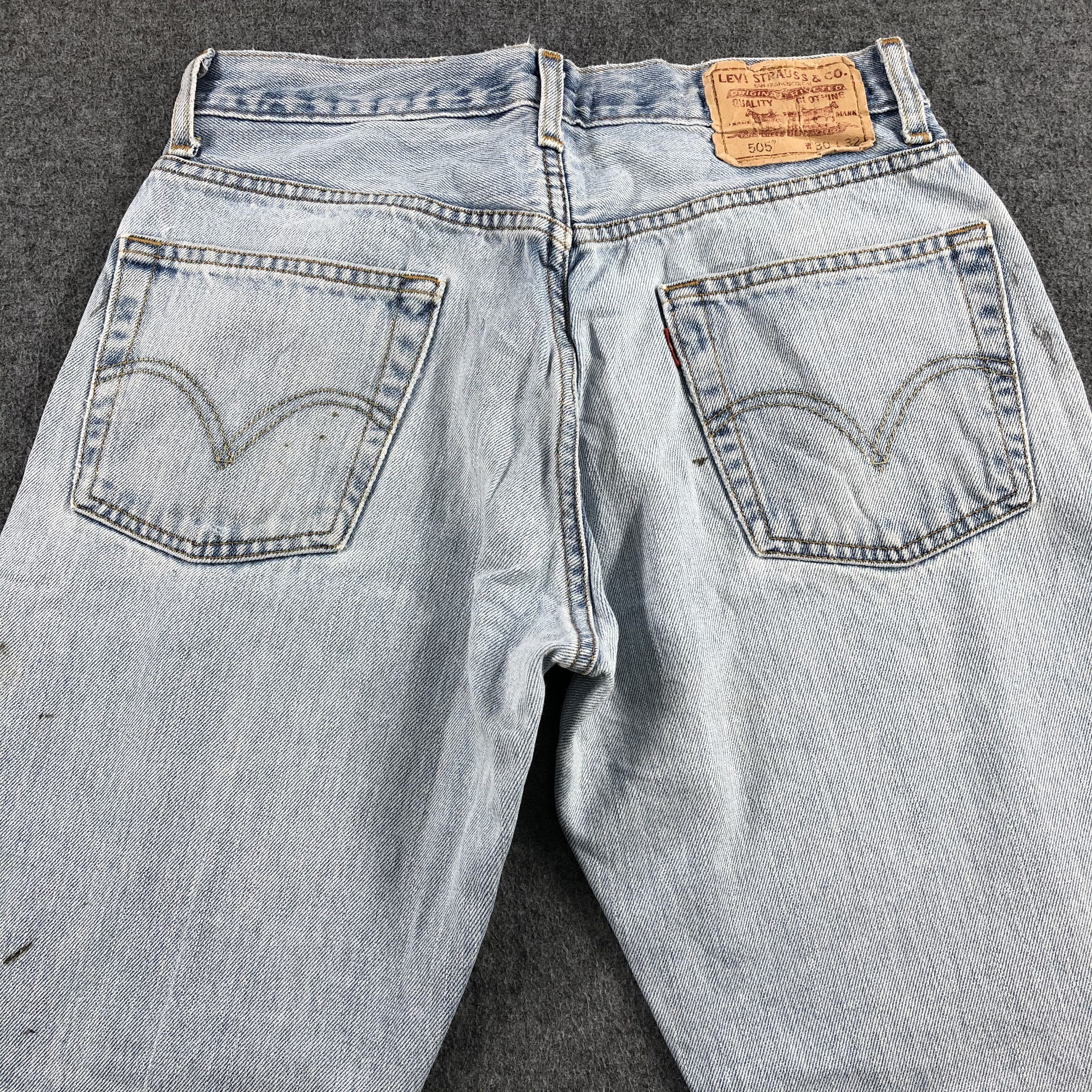 Levi's Vintage Light Wash Levis 505 Jeans-J2238 Size US 29 - 4 Thumbnail