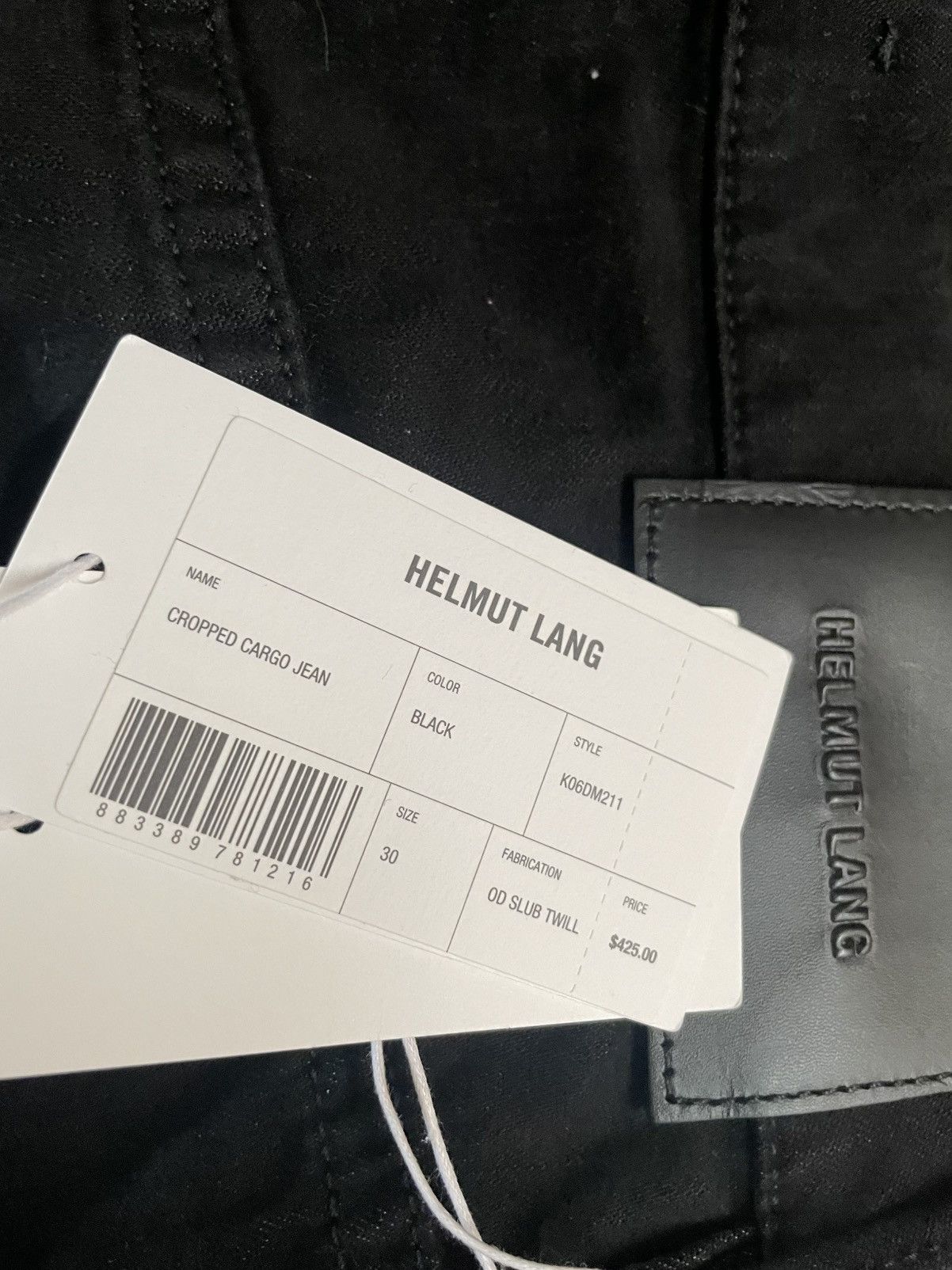 Helmut Lang Helmut Lang Cropped Cargo Jeans Size 30 BNWT Size US 30 / EU 46 - 13 Thumbnail