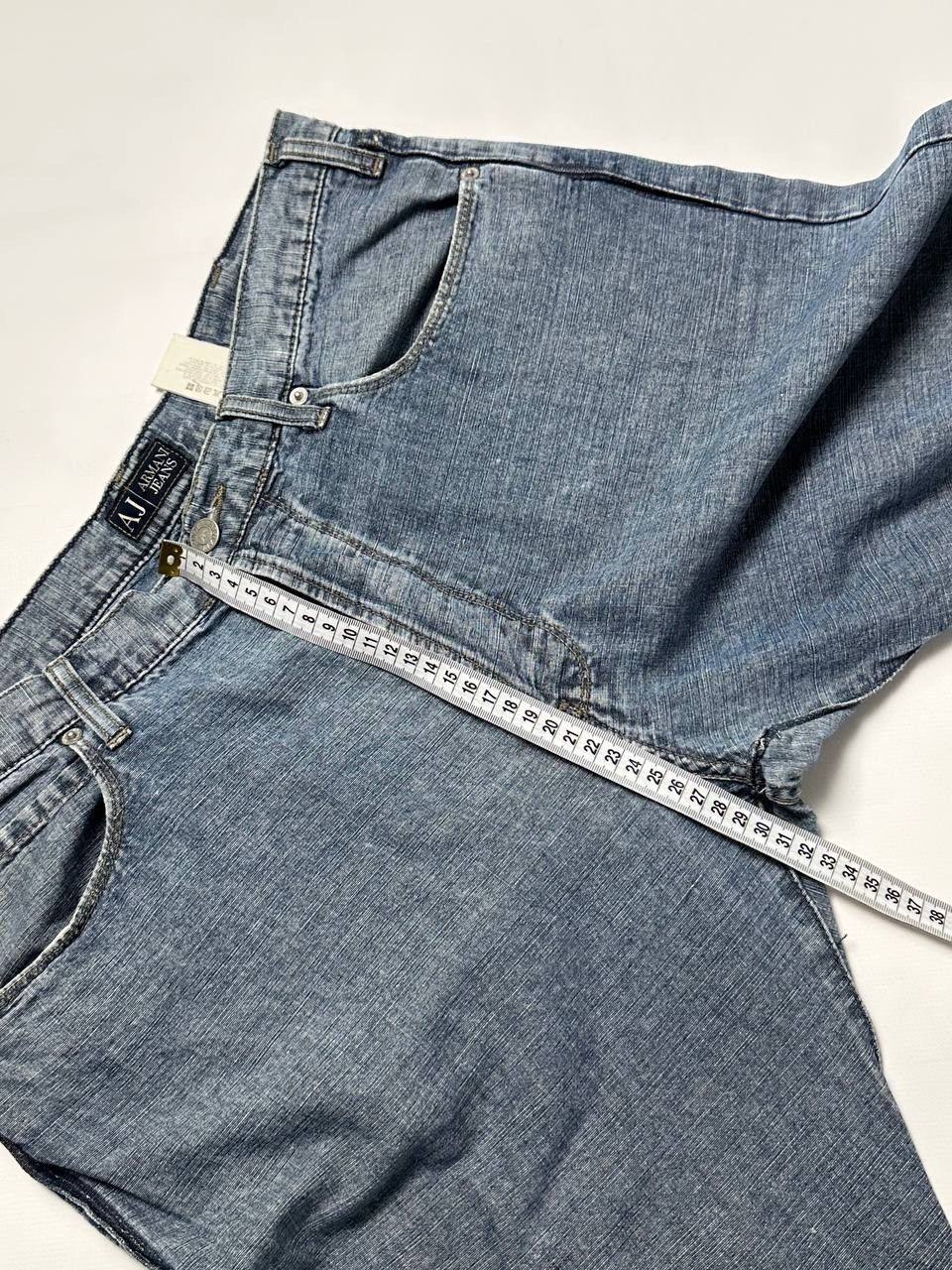 Armani Vintage 90s Metal Logo Armani Jeans Y2K Size US 36 / EU 52 - 14 Thumbnail