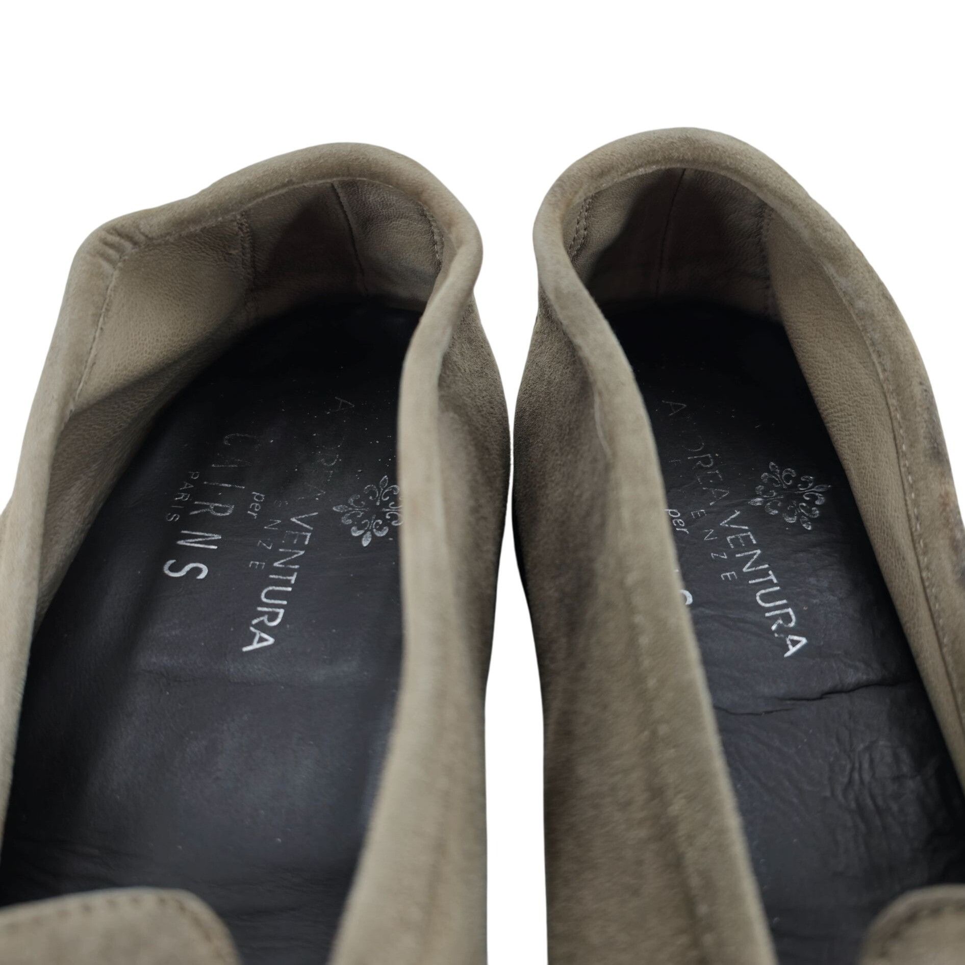 Other Andrea Ventura Firenze Mens 8.5D Tan Soft Suede Dress Shoes Size US 8.5 / EU 41-42 - 11 Thumbnail