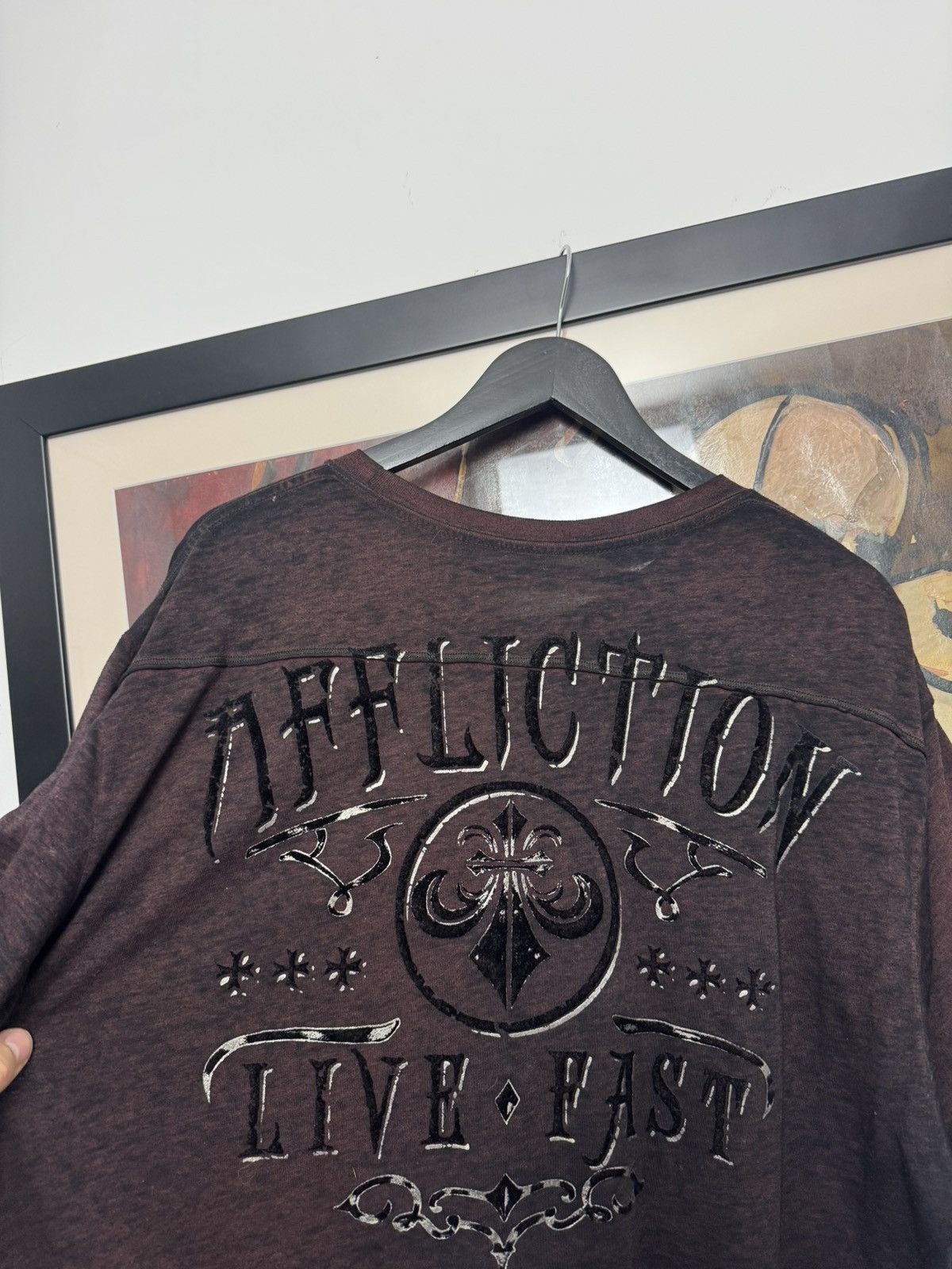 Affliction Rare Affliction Vintage Eagle Skull Distressed USA Tee Y2k Size US XXL / EU 58 / 5 - 4 Thumbnail