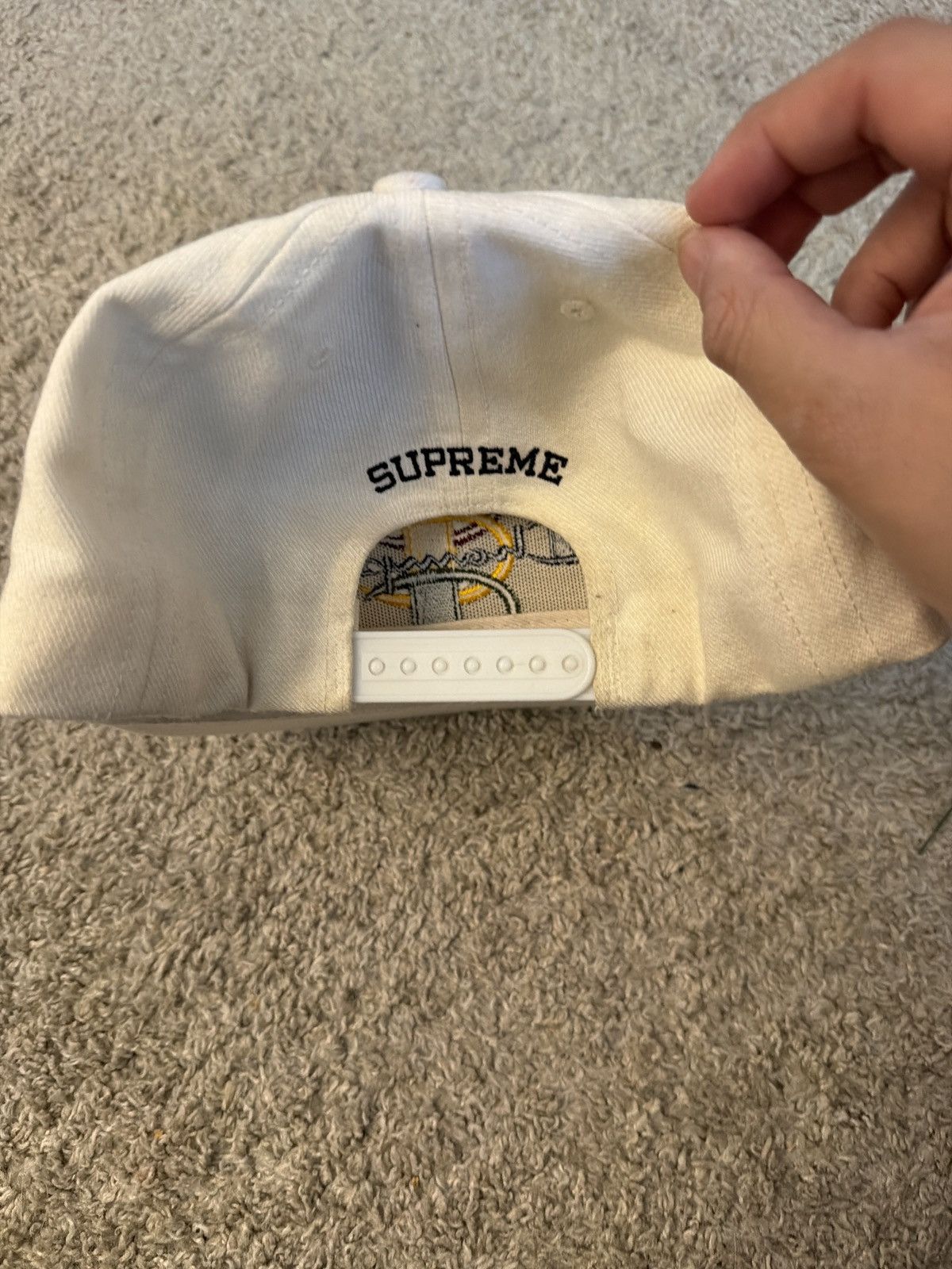 Champion × Supreme Supreme Triple Stacked Champion Snapback Size ONE SIZE - 5 Thumbnail