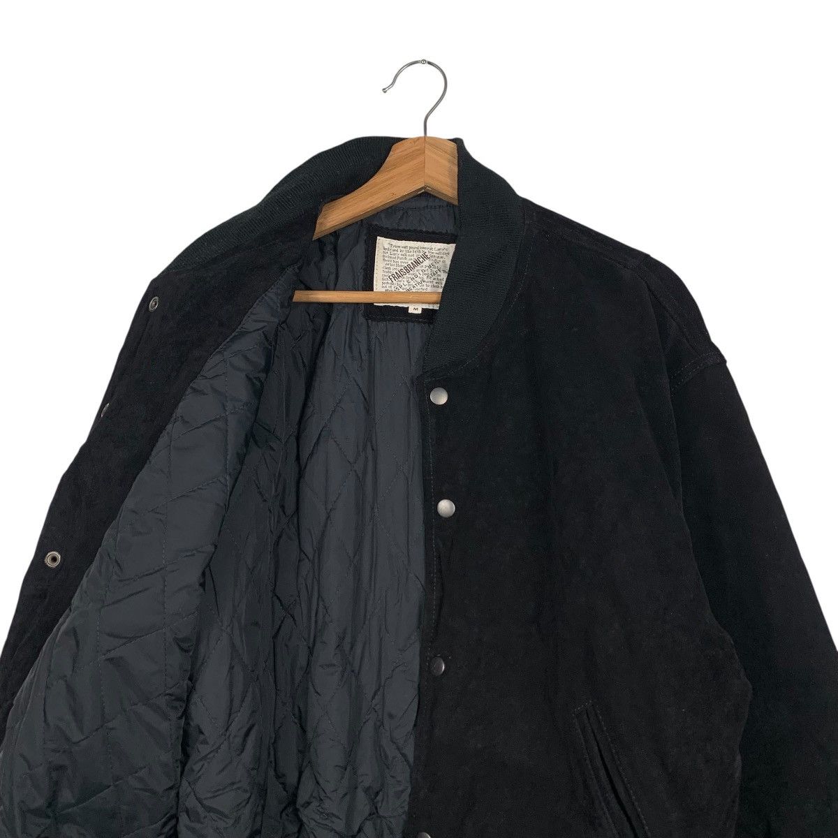 Japanese Brand FRAISBRANCHE Cowhide Black Suede Leather Jacket #1941-C84 Size US M / EU 48-50 / 2 - 10 Thumbnail