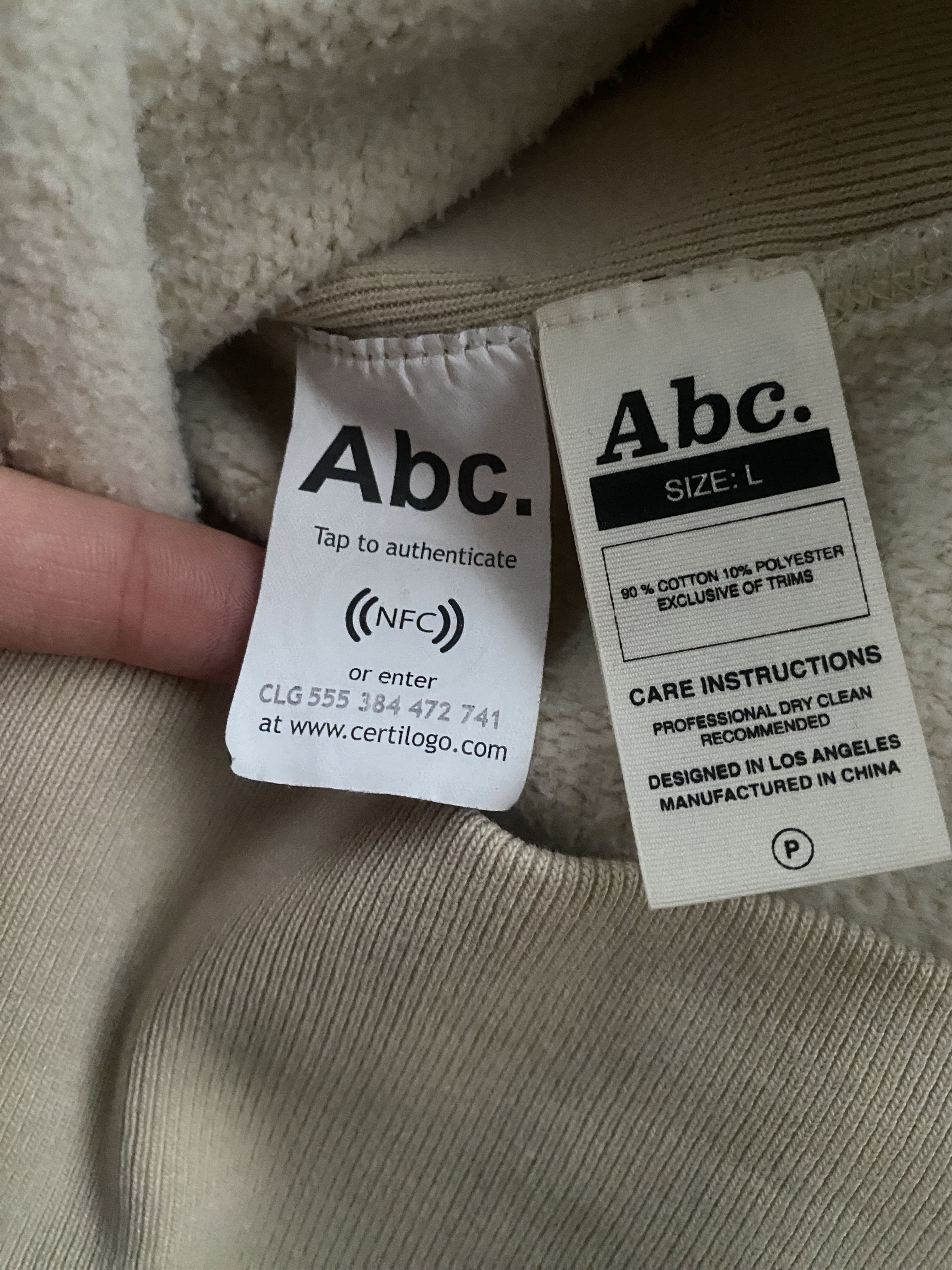 Advisory Board Crystals Abc. Artist Series 2021 Moonstone Grey Hoodie Size US L / EU 52-54 / 3 - 11 Thumbnail