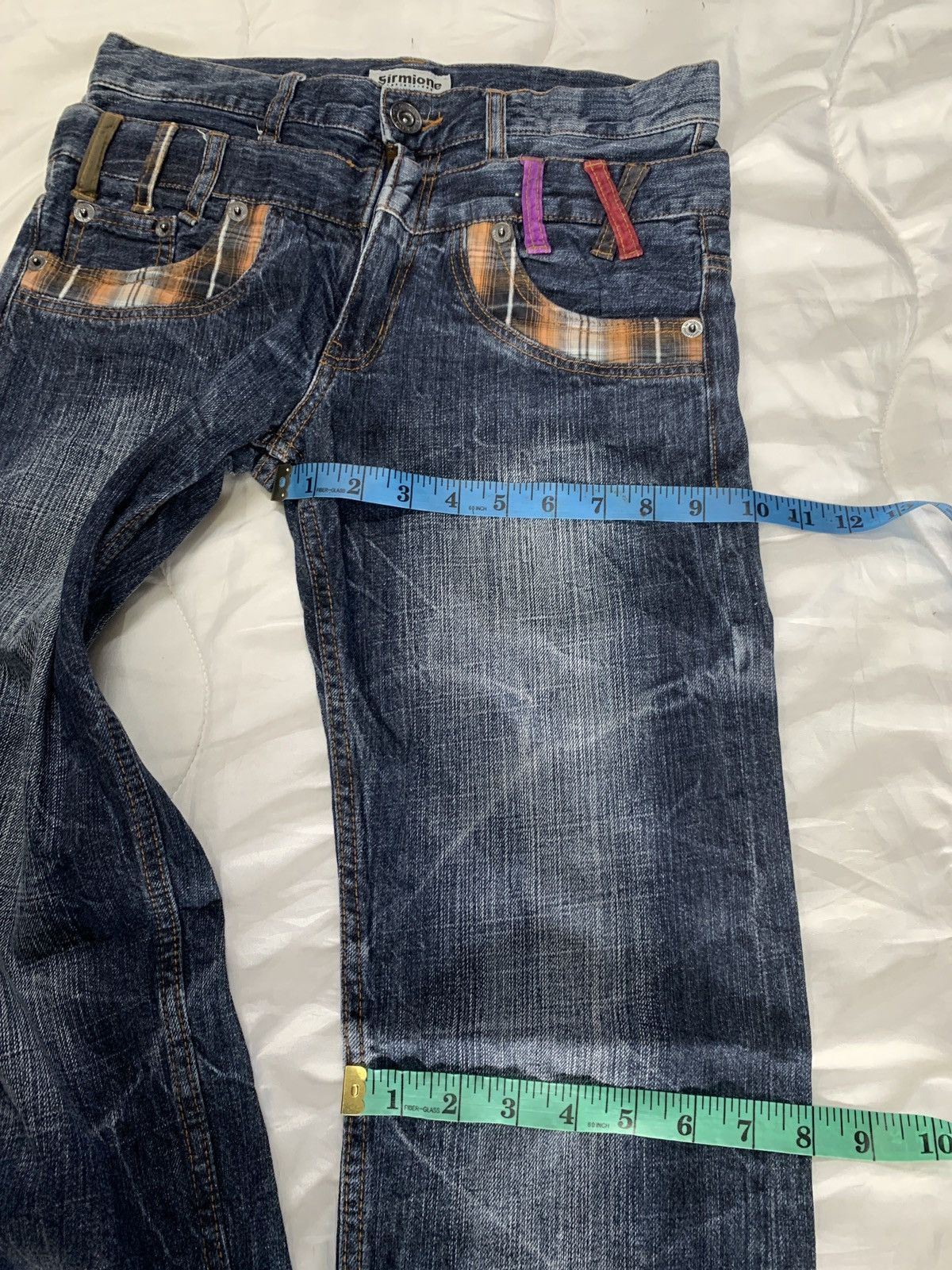 Japanese Brand Double waist sirmione nice faded. Size US 30 / EU 46 - 10 Thumbnail