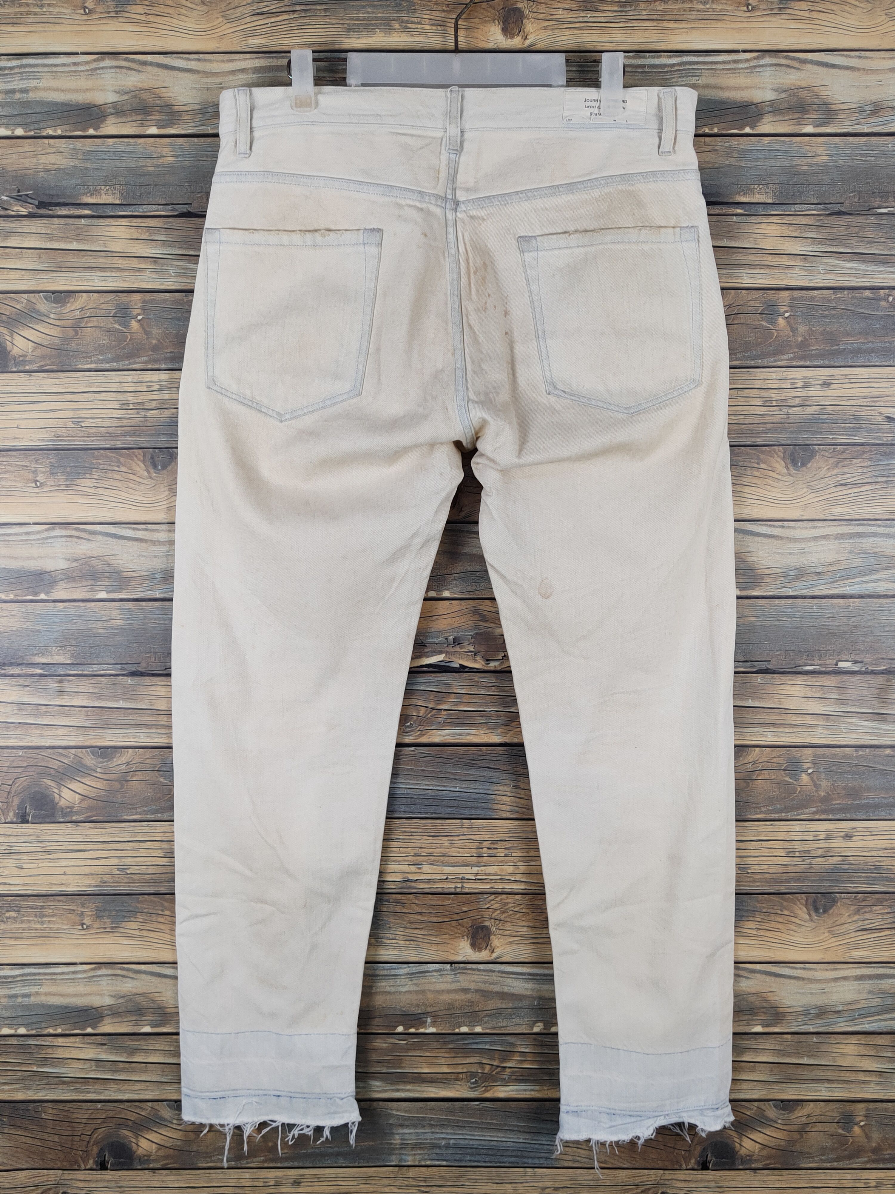 Journal Standard Journal Standard Faded Distressed Ripped Jeans #W1479 Size US 34 / EU 50 - 8 Thumbnail