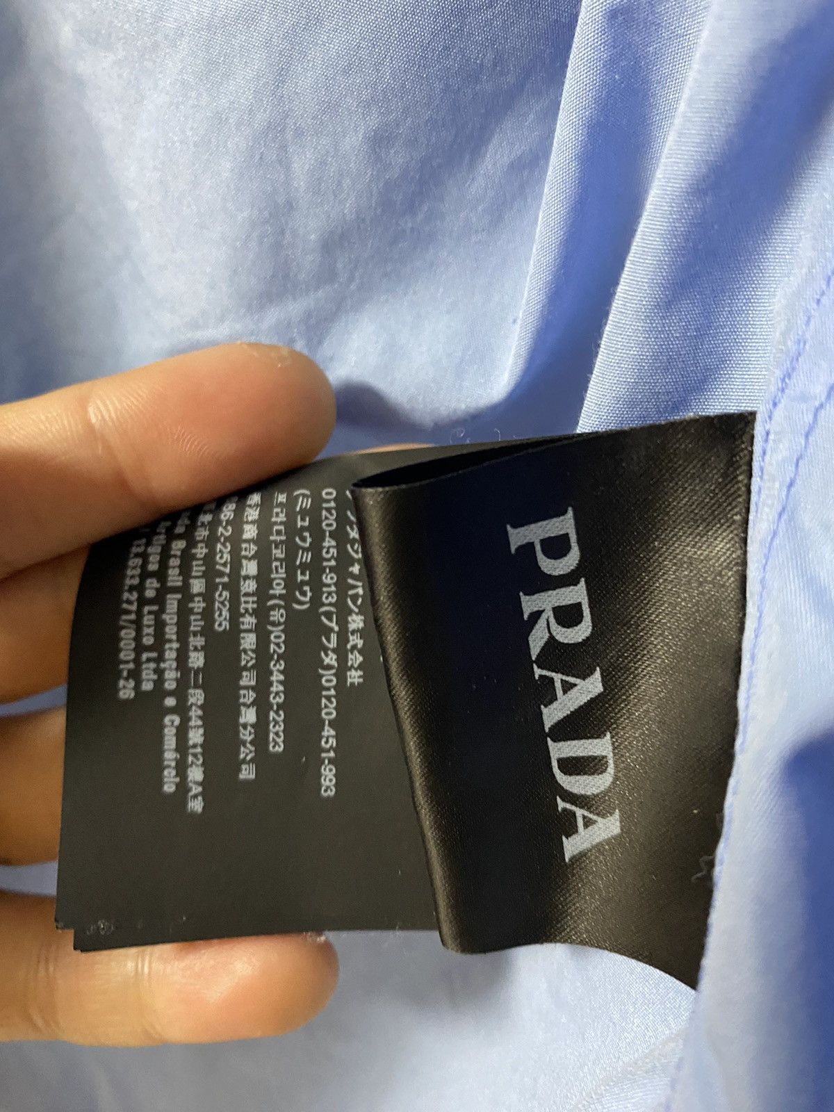 Prada Prada big logo shirts Size US M / EU 48-50 / 2 - 15 Thumbnail