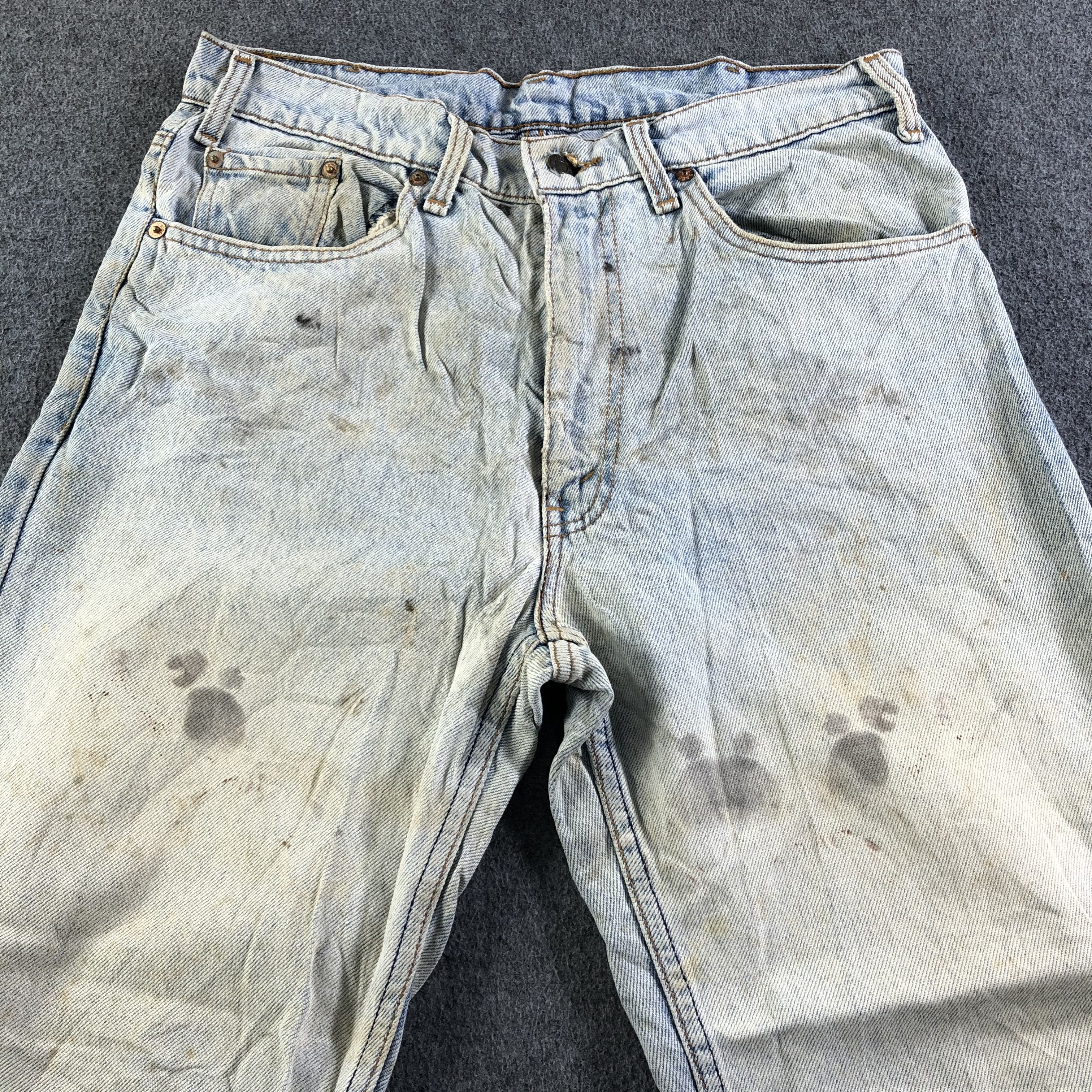 Levi's 90s Vintage Light Wash Levis Jeans-J3800 Size US 32 / EU 48 - 3 Thumbnail