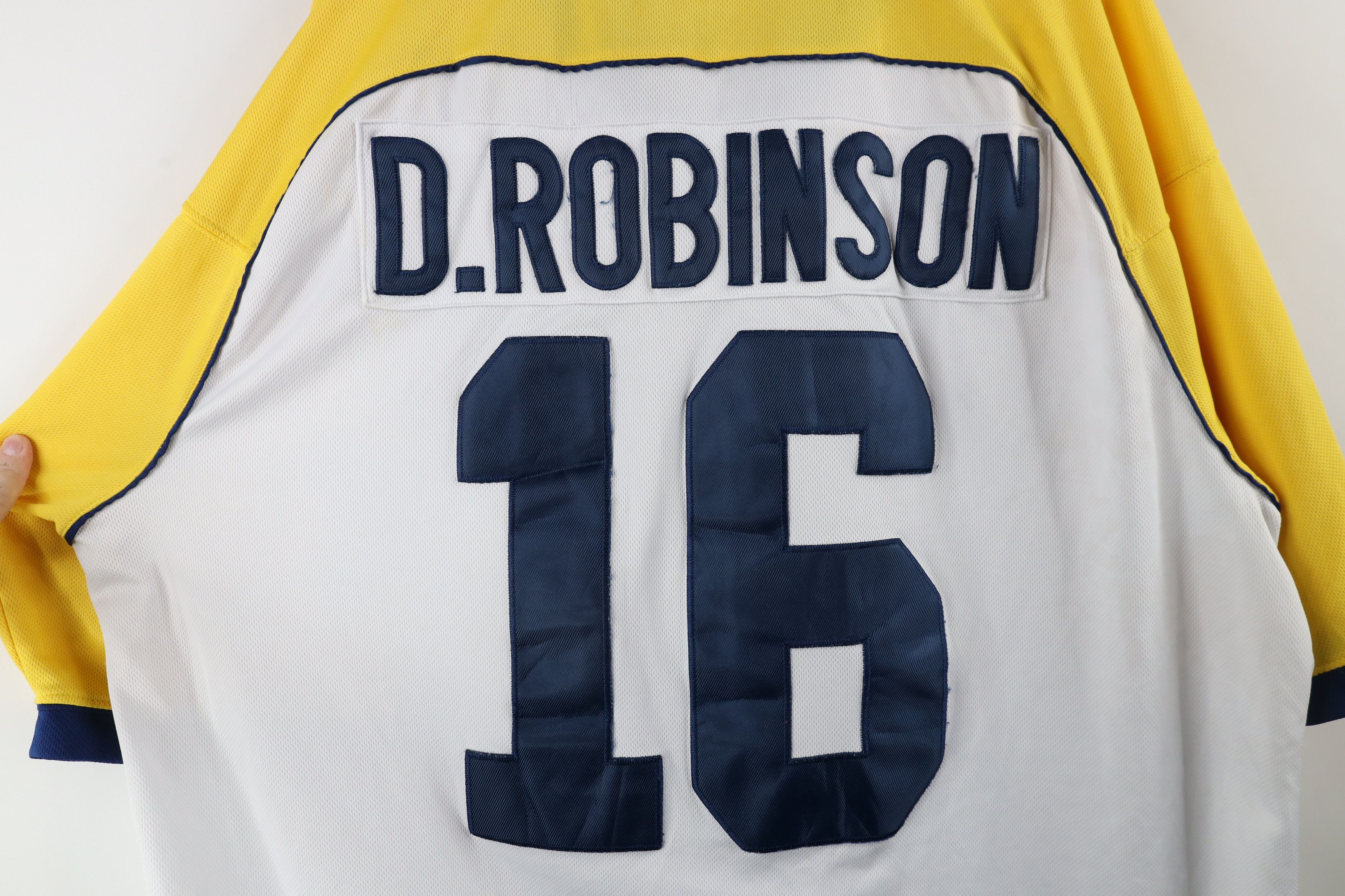Adidas × Vintage Vintage Adidas Robinson University Michigan Football Jersey Size US XXL / EU 58 / 5 - 12 Thumbnail