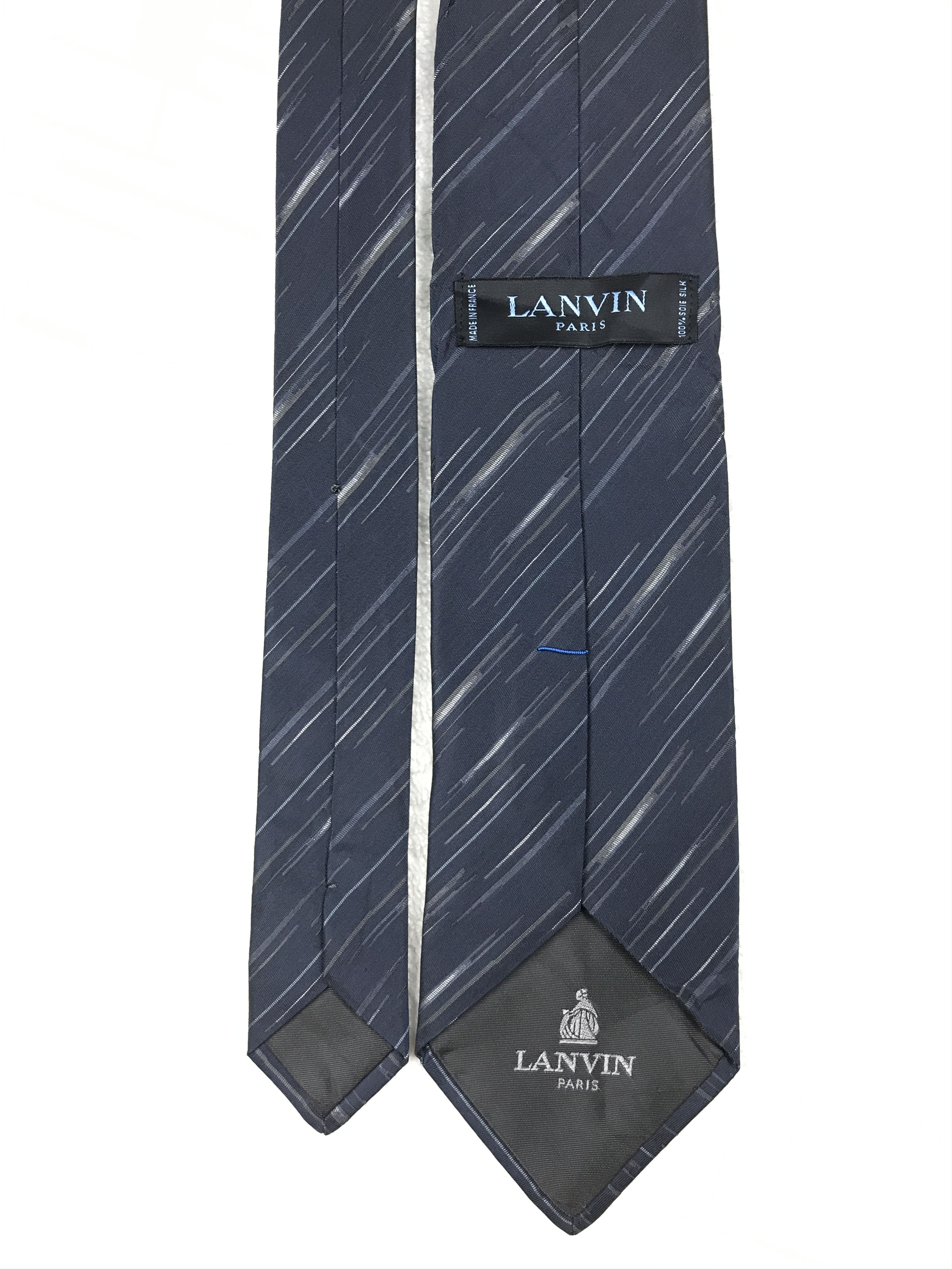 Designer × Lanvin × Vintage Vintage Lanvin Silk Necktie Size ONE SIZE - 4 Thumbnail