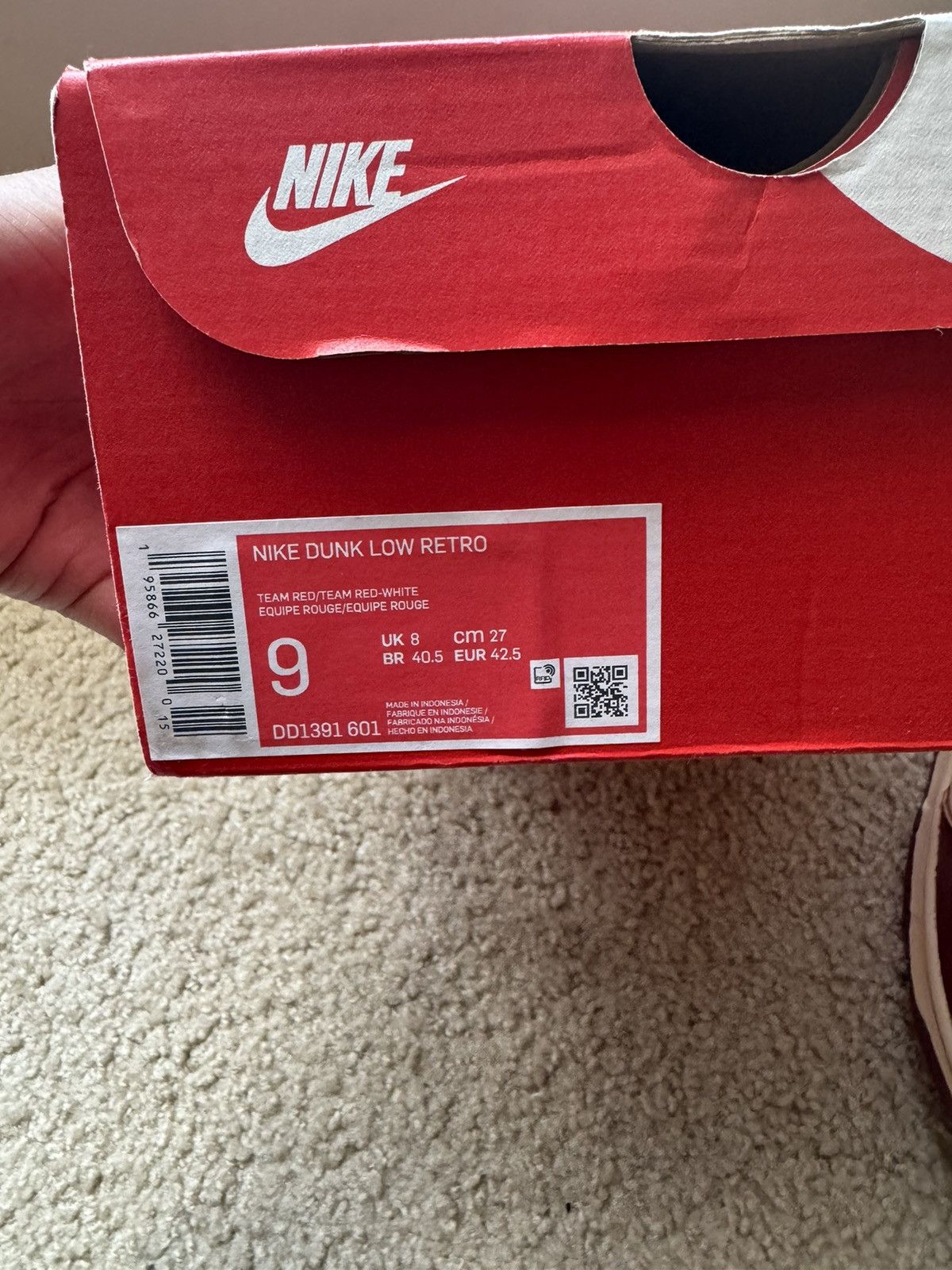 Nike × Vintage Nike Dunk Low Kobe Lower Merion 33 Custom Size US 9 / EU 42 - 6 Thumbnail