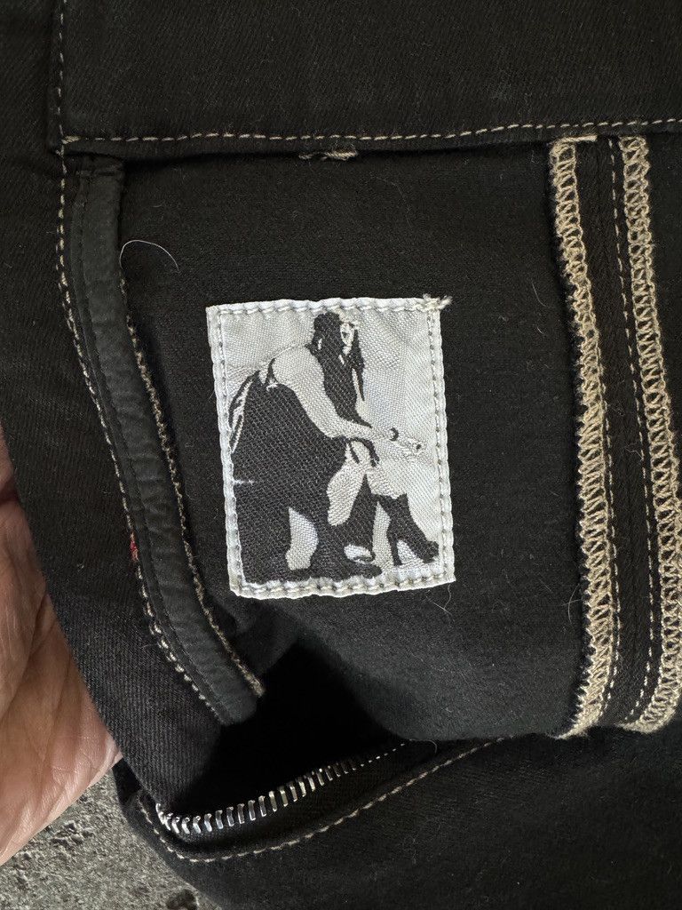 Rick Owens high waisted waxed denim shorts Size 29" - 5 Thumbnail