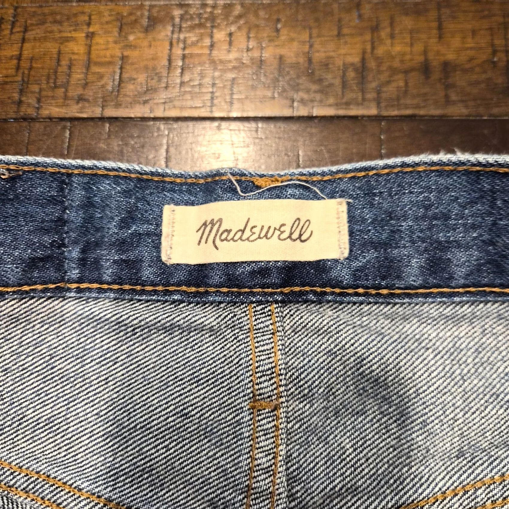 Madewell Madewell Jeans Womens Blue The Mom Jean High Rise Denim Taper Size 26 Size 26" / US 2 / IT 38 - 3 Thumbnail
