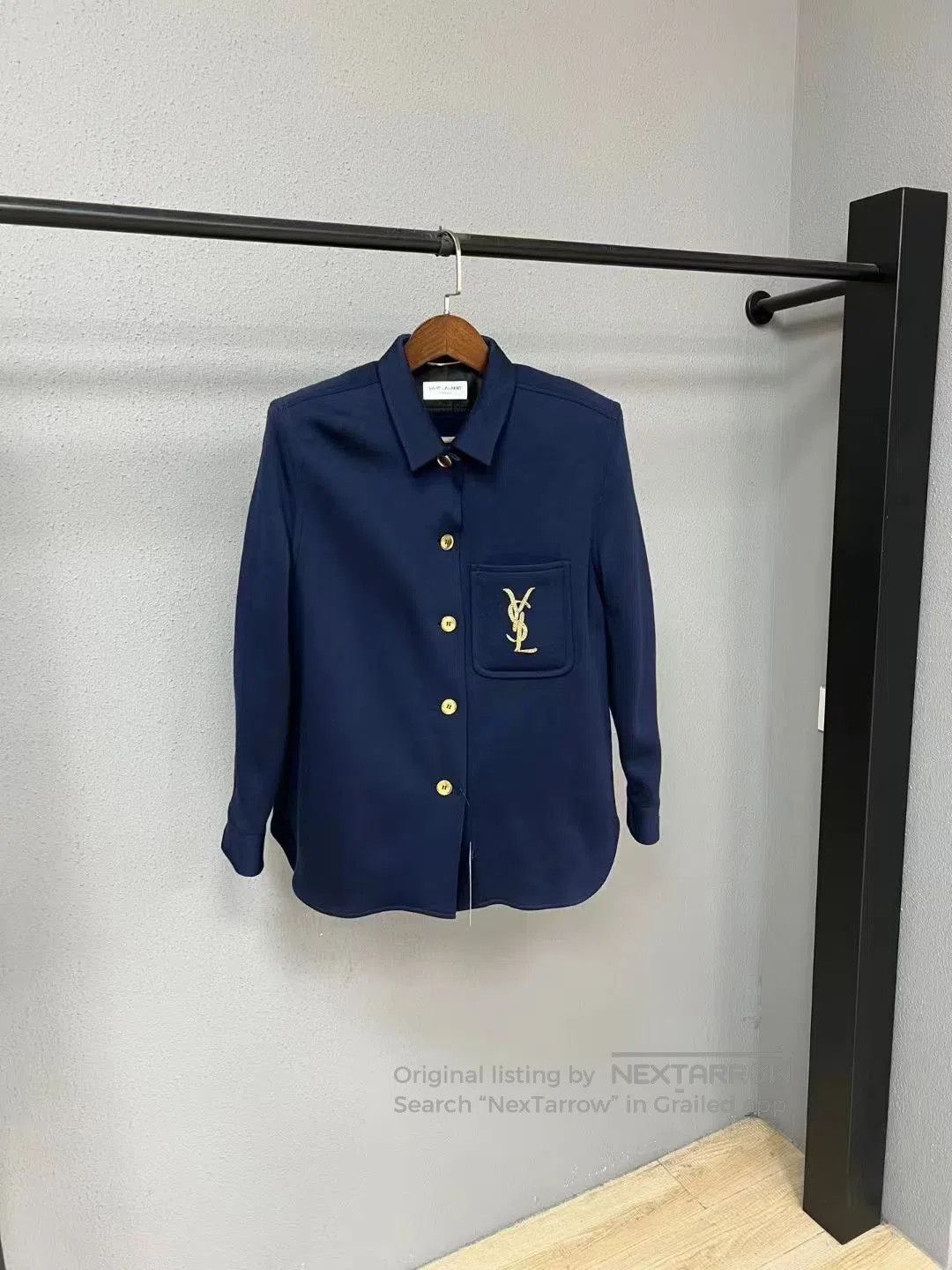 Saint Laurent Paris SLP Blue Wool Suit. Size US M / EU 48-50 / 2 - 1 Thumbnail