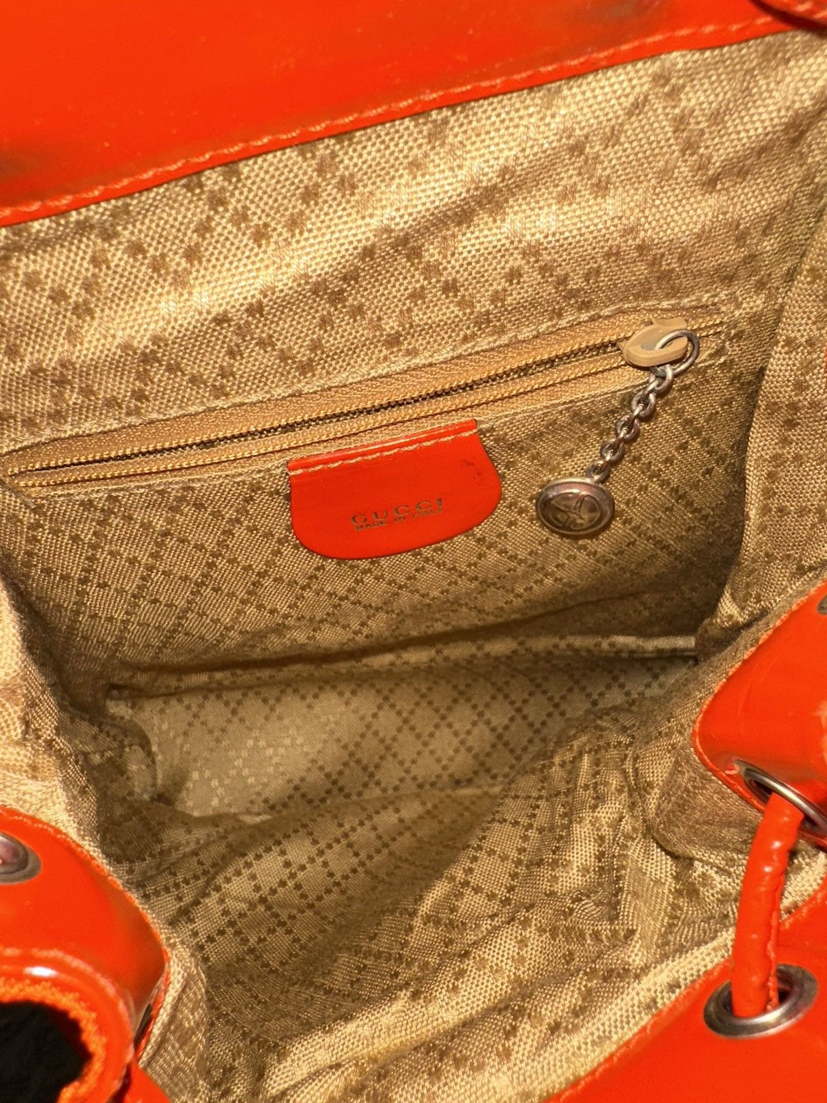 Gucci Gucci Leather Bamboo Backpack Size ONE SIZE - 13 Thumbnail