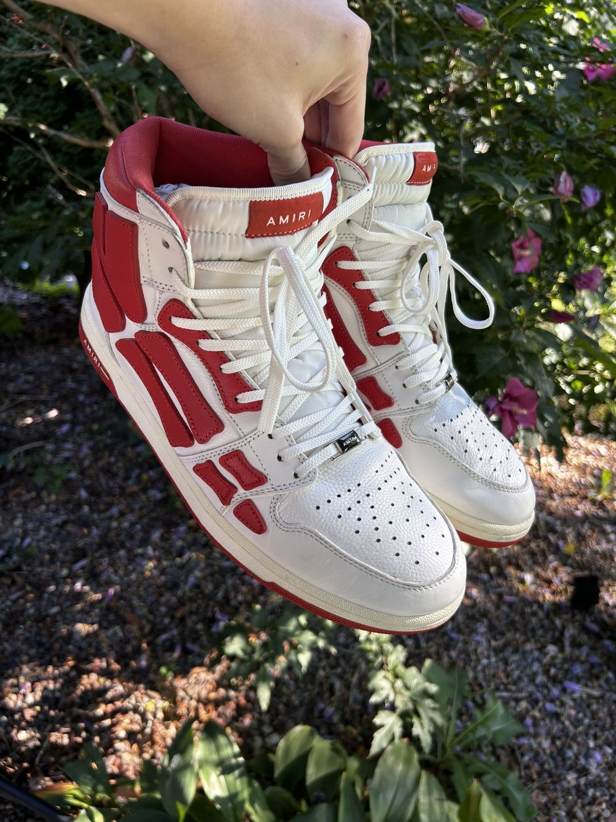 Amiri Amiri Skel High ‘Red/White’ Size 46 (13US) Size US 13 / EU 46 - 3 Thumbnail