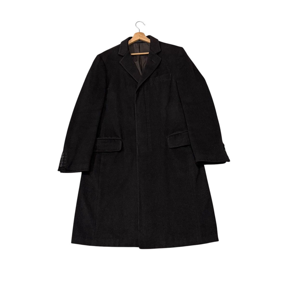 Vintage Gucci Made In Italy Wool Buttons Long Jacket