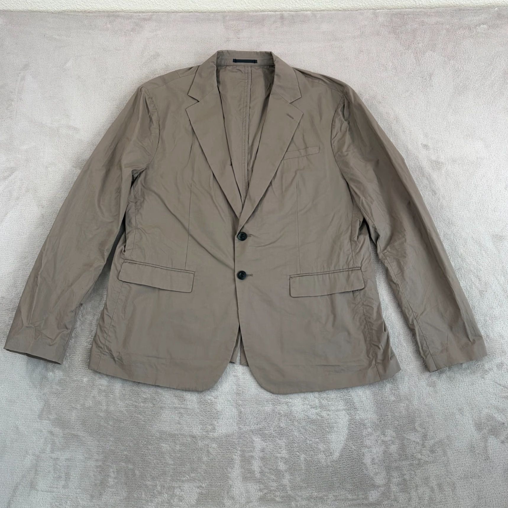 Allsaints VINTAGE AllSaints Blazer Sports Coat Brown Men 44 Cotton 2-Button Front NWOT Size 44R - 6 Thumbnail