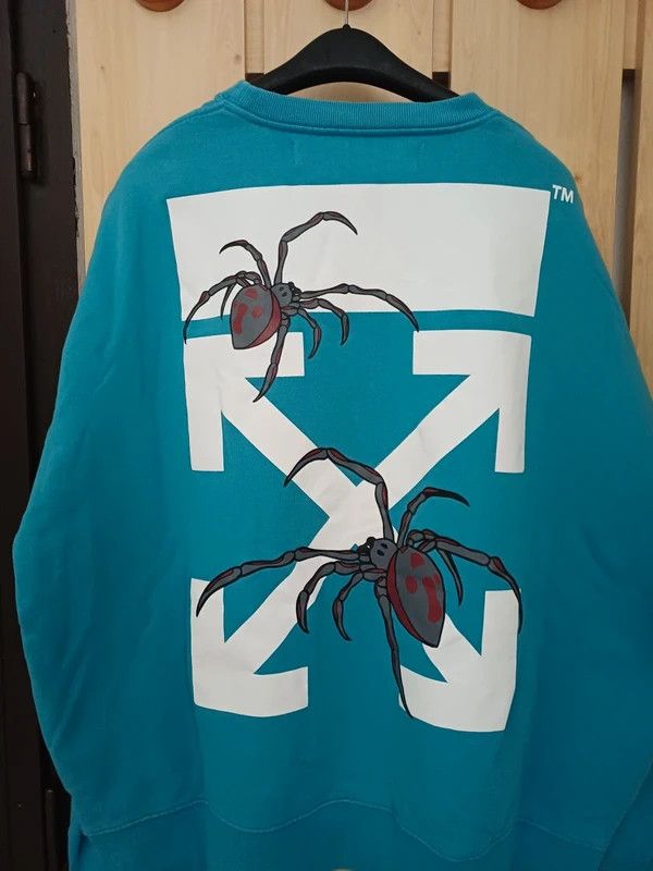 Off-White Off-White SS20 Arachno Arrow "Sky Blue" Sweater Size US XL / EU 56 / 4 - 9 Thumbnail