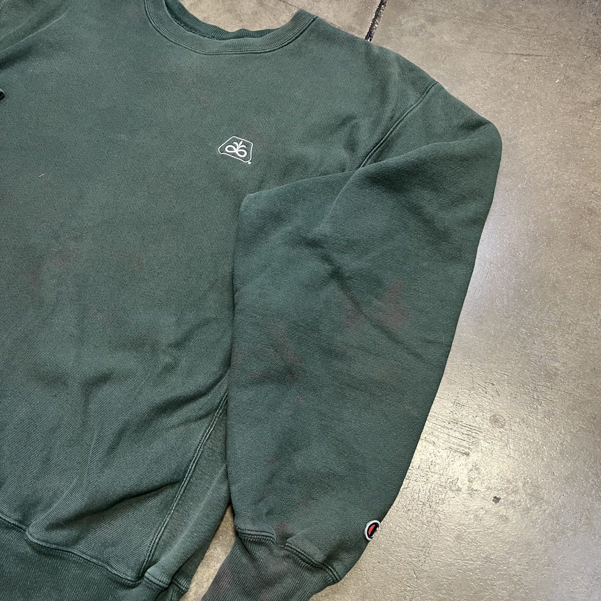 Champion × Vintage Vintage Y2K Champion Reverse Weave Crewneck Sweatshirt Green Size US L / EU 52-54 / 3 - 5 Thumbnail