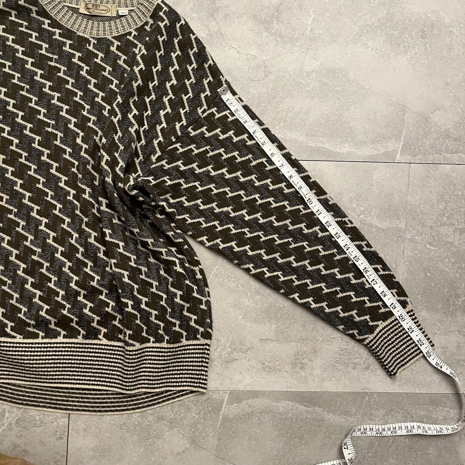 Pronto Uomo Vintage Pronto Uomo ] Knit Sweater – Made in Italy – 52 / L Size US L / EU 52-54 / 3 - 4 Thumbnail