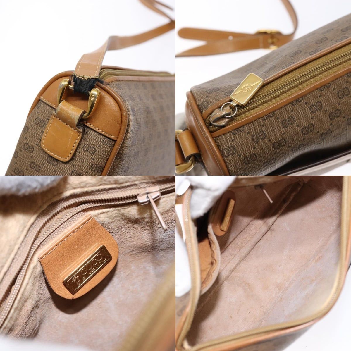 Gucci GUCCI Micro GG Supreme Shoulder Bag Pvc Beige Gold 001 14 Size ONE SIZE - 11 Thumbnail