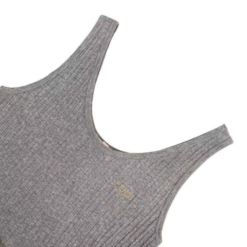 Other Fendi 24ss embroidered logo vest Size US M / EU 48-50 / 2 - 3 Thumbnail
