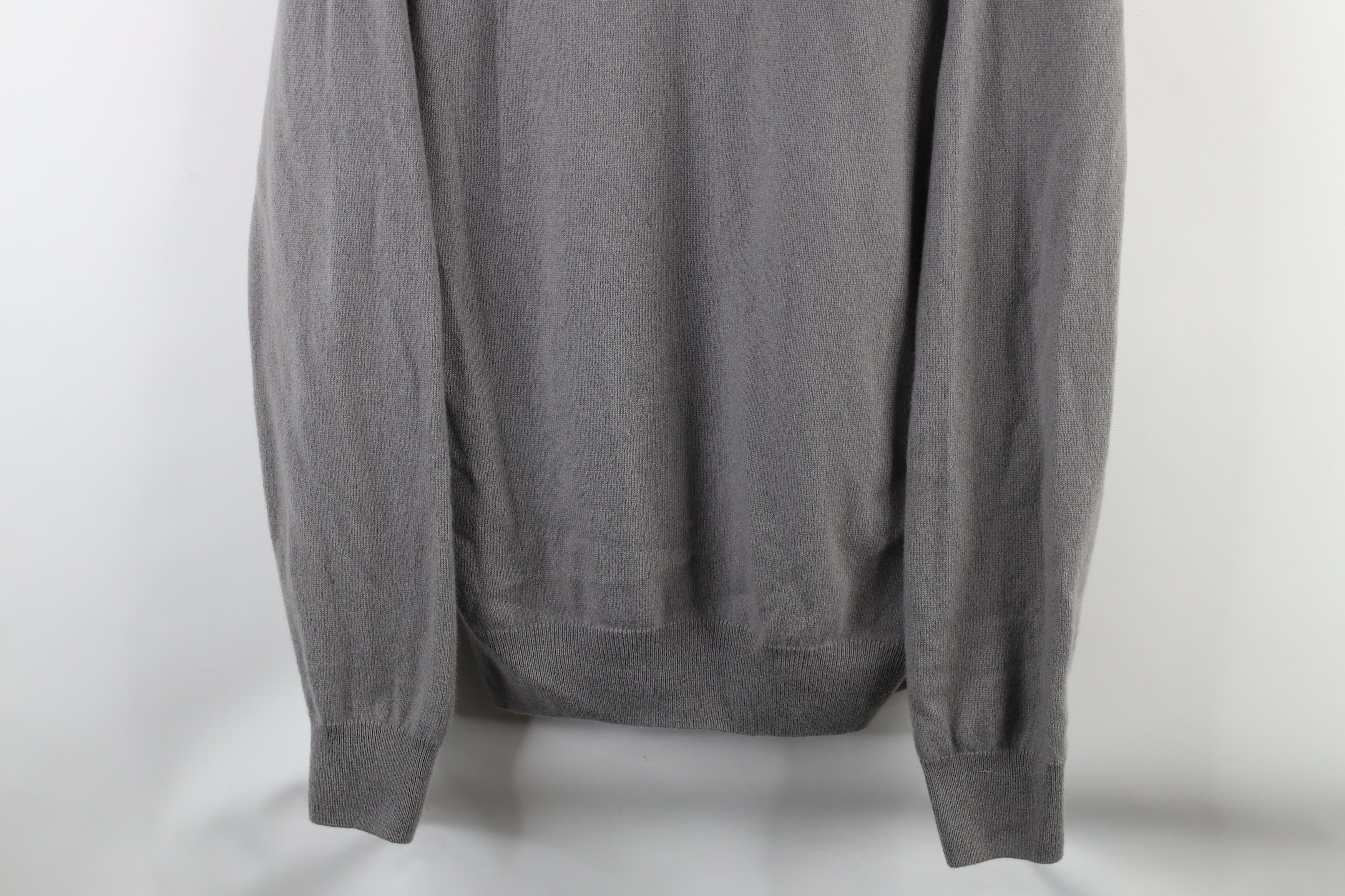 Vintage Vintage 90s Streetwear Cashmere Knit Crewneck Sweater Gray Size US XL / EU 56 / 4 - 3 Thumbnail