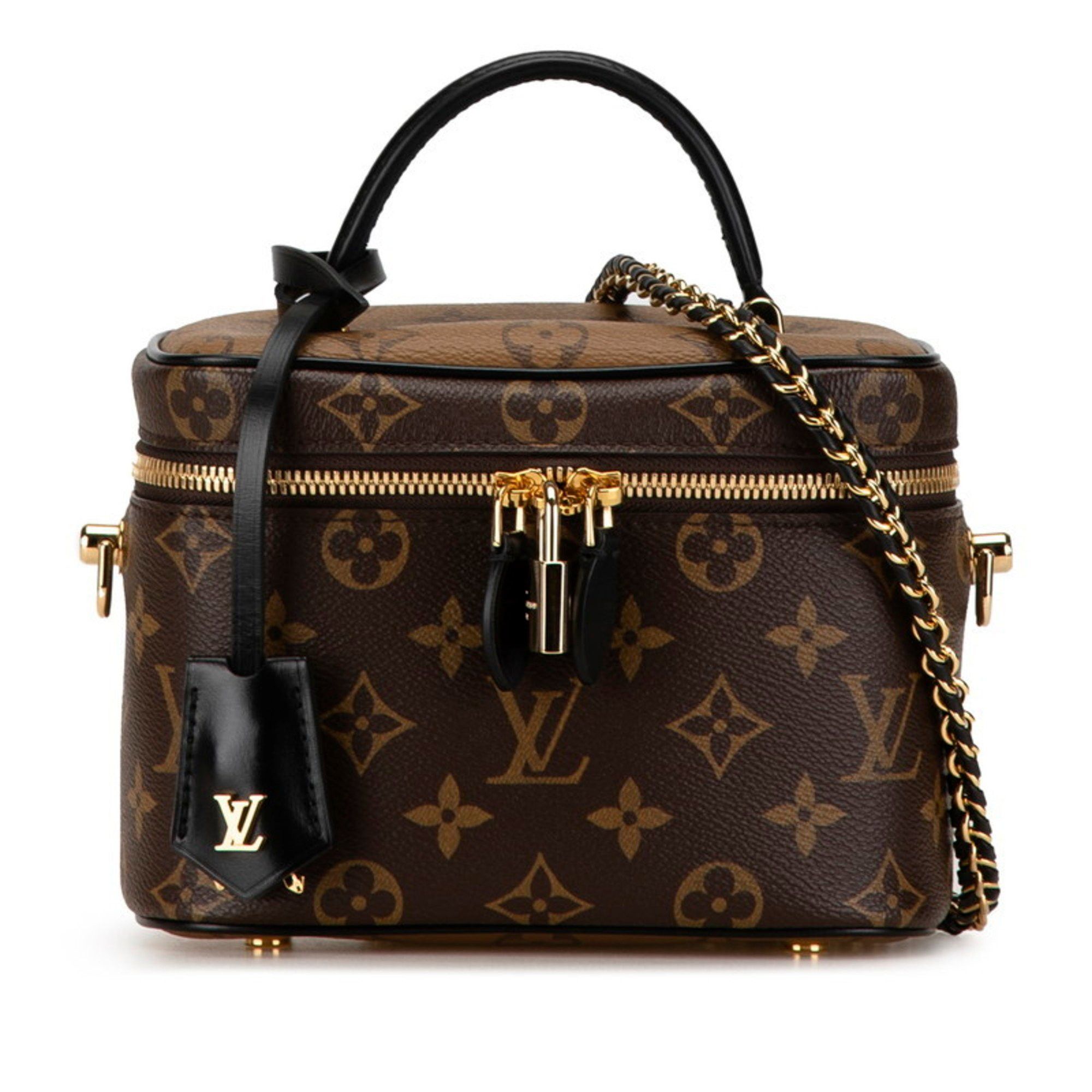 Louis Vuitton Monogram Vanity NV PM Bag Chain Shoulder M45165 