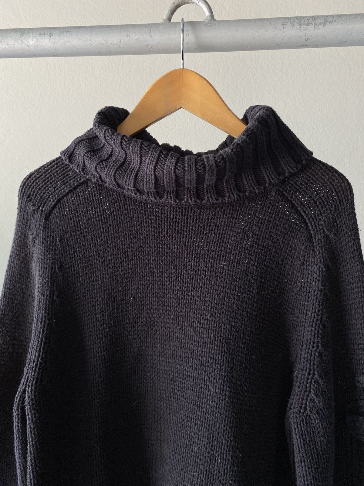 Calvin Klein Calvin Klein Jeans Black Knit Turtleneck Sweater Size US S / EU 44-46 / 1 - 6 Thumbnail