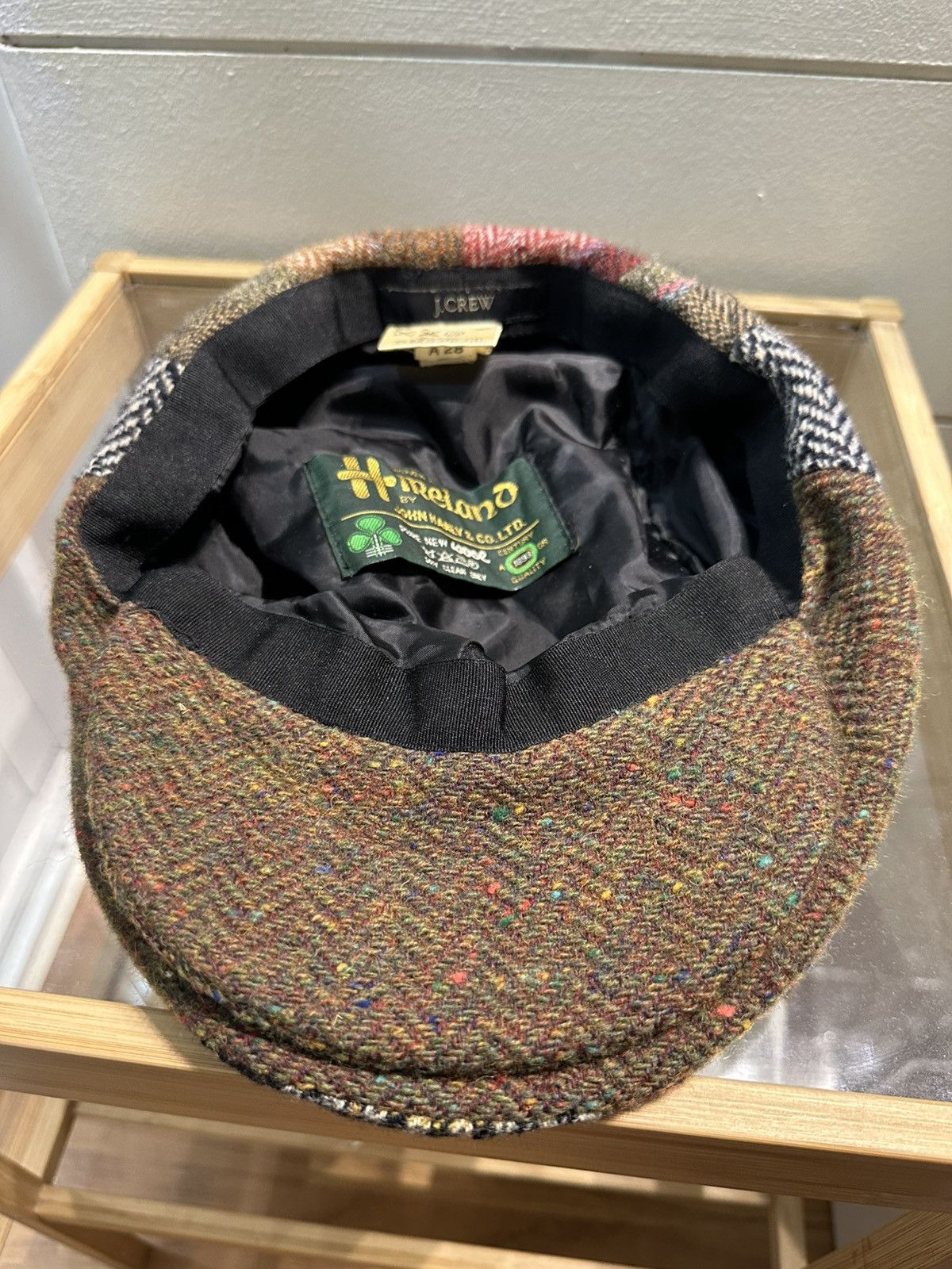 J.Crew J.Crew x John Hanly&Co Patchwork Newsboy Wool Tweed Hats Size ONE SIZE - 4 Thumbnail