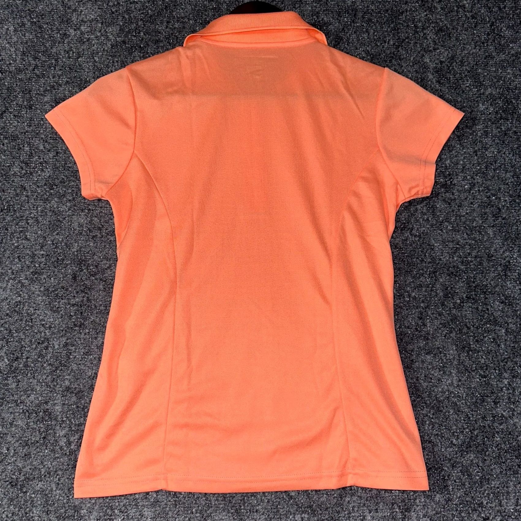 Vintage Lynx Polo Womens XS Orange Short Sleeve Fitted Button Neck Golf Tennis Size 26" / US 2 / IT 38 - 6 Thumbnail