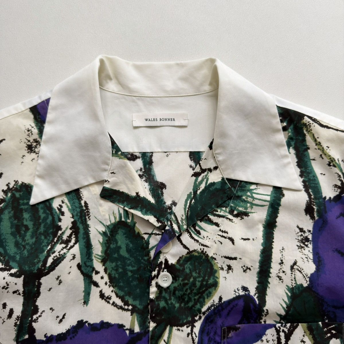 Wales Bonner ‘Highlife’ Floral Print Bowling Shirt Size US M / EU 48-50 / 2 - 6 Thumbnail