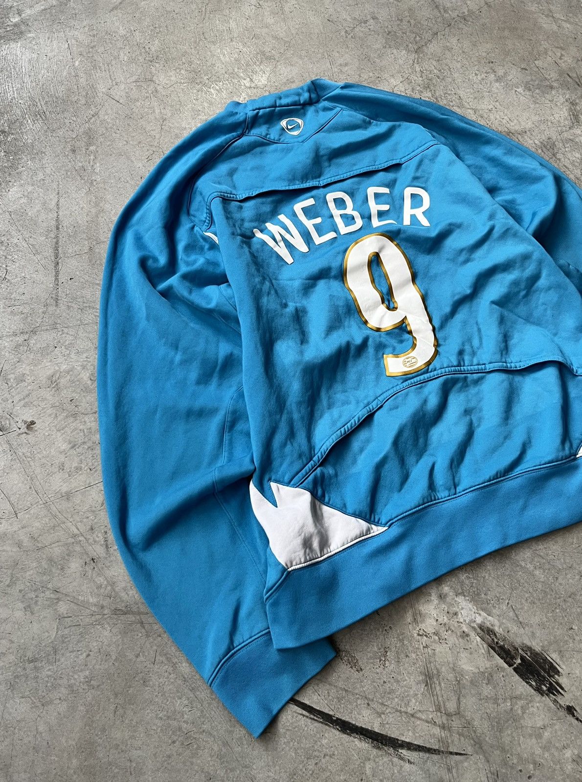 Nike Nike PSV Eindhoven Football Sweatshirt #9 Weber 00s Size US L / EU 52-54 / 3 - 15 Thumbnail