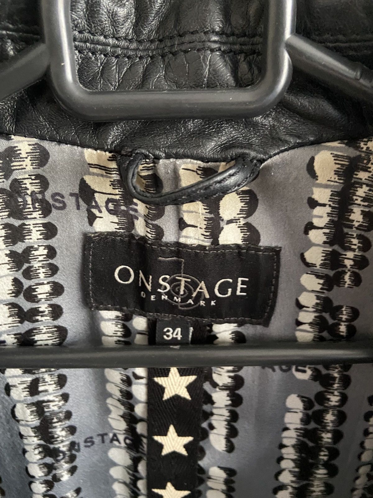 Other Onstage black Leather Jacket Size S / US 4 / IT 40 - 3 Thumbnail