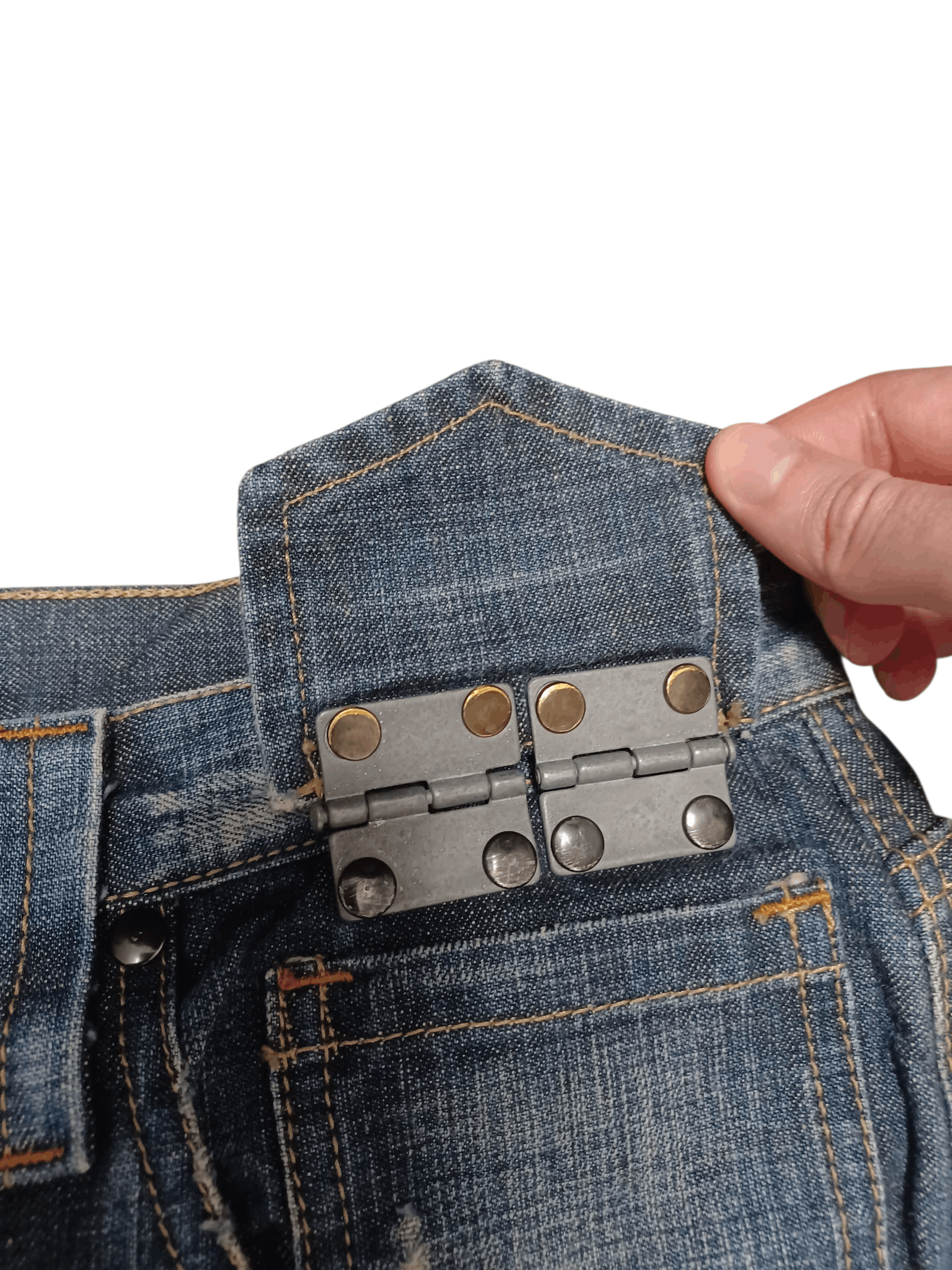 Absolut Joy ABSOLUT JOY FIRE AVANT GARDE JAPANESE DESIGNER JEANS OPIUM Size US 32 / EU 48 - 6 Thumbnail