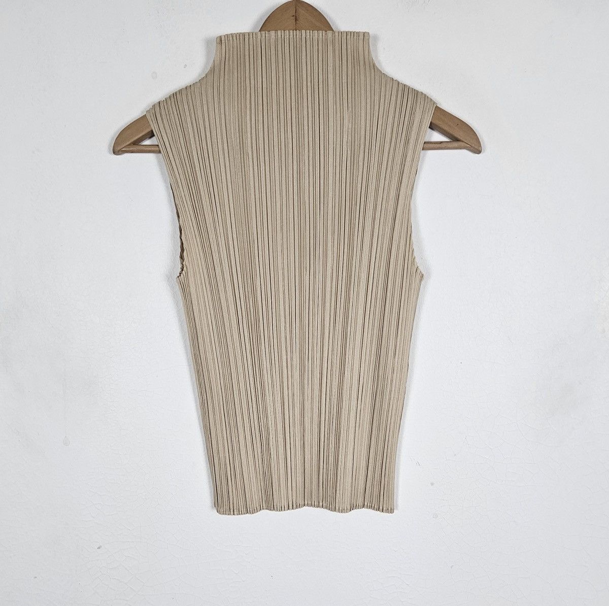 Pleats Please Issey Miyake Issey miyake pleats please abstract mockneck tank top Size S / US 4 / IT 40 - 3 Thumbnail